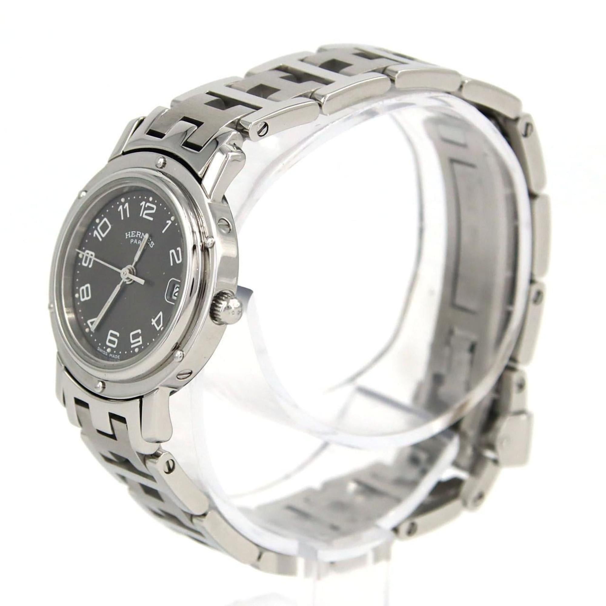 Hermes Hermes Clipper CL4.210 SS Quartz Watch Size ONE SIZE - 2 Thumbnail