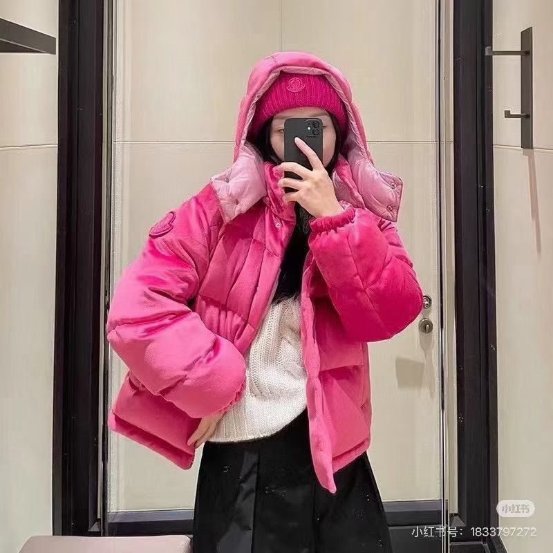 Moncler Moncler 14Y Pink Down Jacket Size S / US 4 / IT 40 - 3 Thumbnail