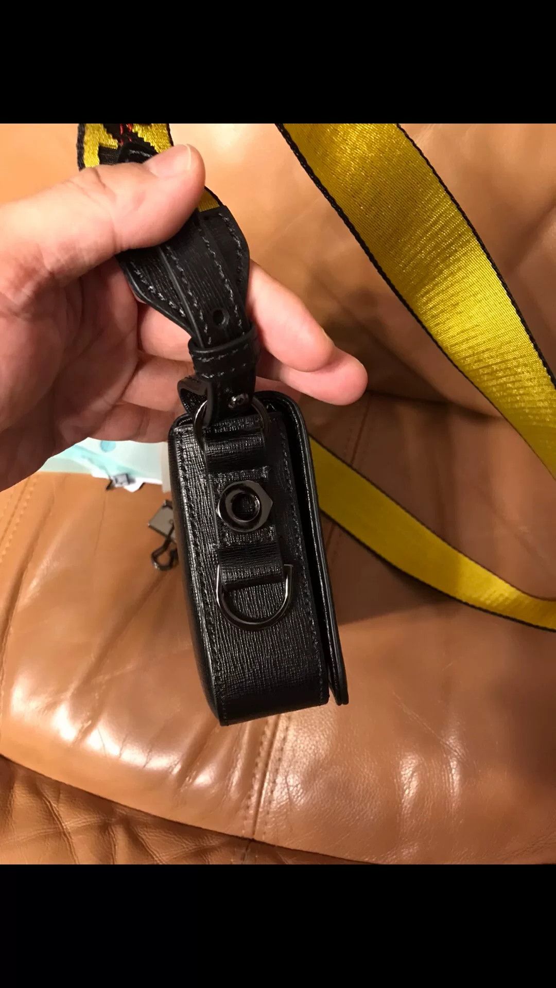 Off-White Off-White Black White Striped Crossbody Bag Size ONE SIZE - 6 Thumbnail