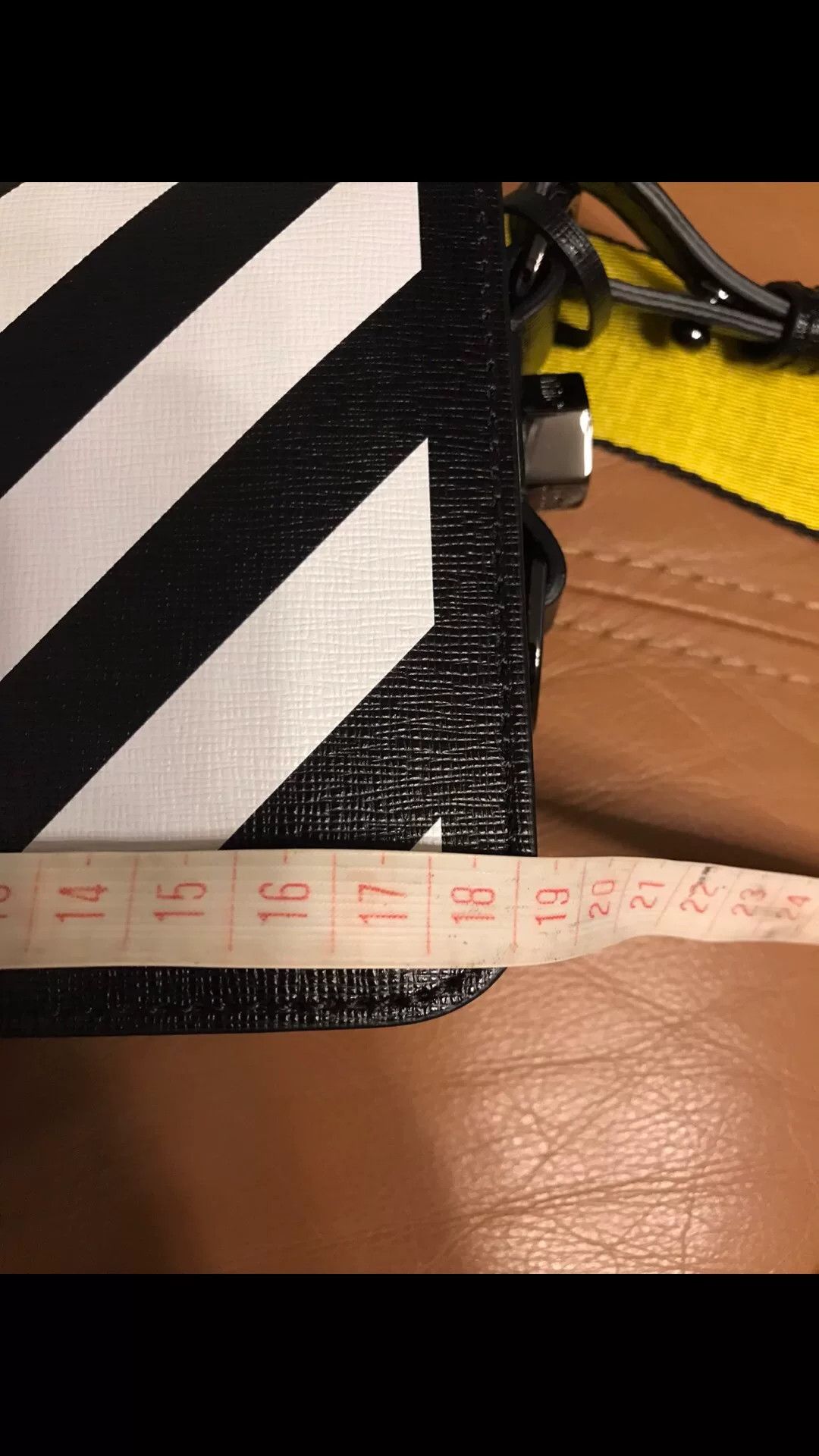 Off-White Off-White Black White Striped Crossbody Bag Size ONE SIZE - 8 Thumbnail