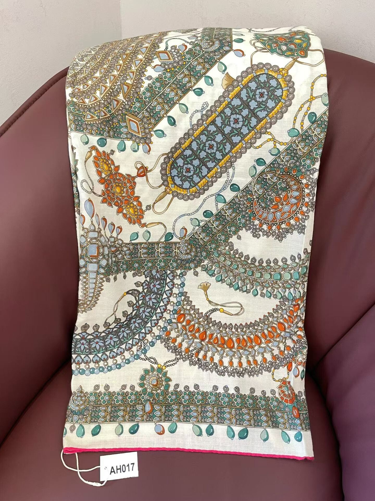 Hermes Hermès Colorful Paisley Scarf Shawl Size ONE SIZE - 4 Thumbnail