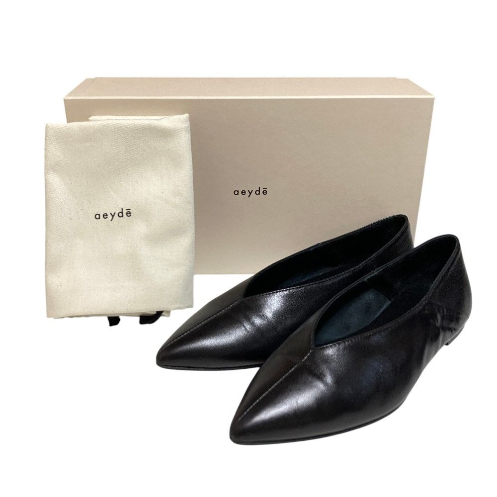 Other Other aeyde Pointed Toe Flats Leather Shoes DUTY FREE for USA Size ONE SIZE - 9 Thumbnail
