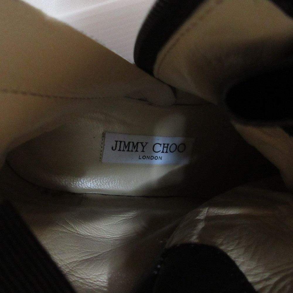Jimmy Choo Jimmy Choo Jimmy Choo CORA FLAT CRYSTAL Combat Boots Leather Shoes DUTY FREE for USA Size ONE SIZE - 9 Thumbnail