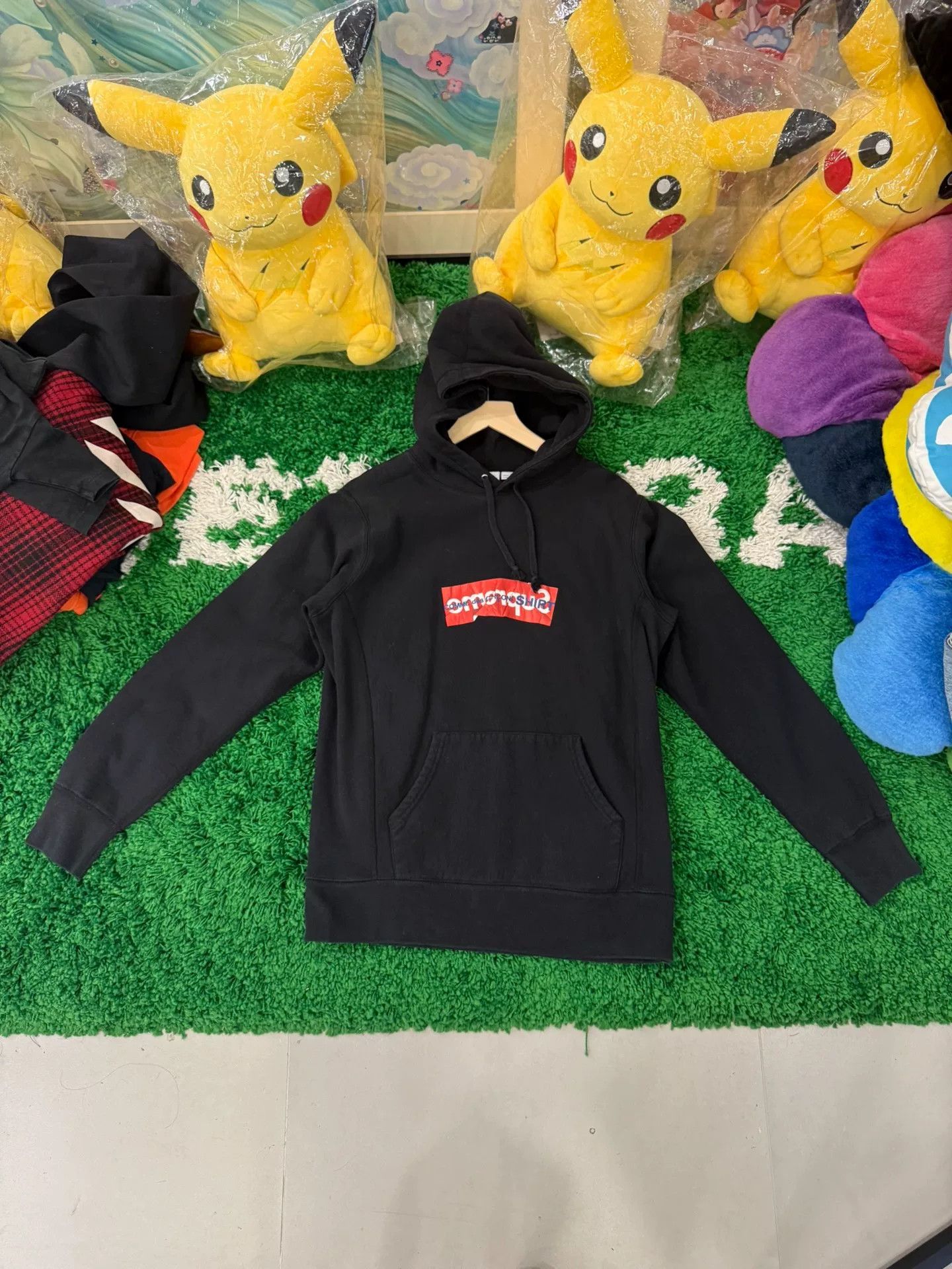 Comme des Garcons Supreme x CDG Origami Box Logo Hoodie Size US M / EU 48-50 / 2 - 3 Thumbnail