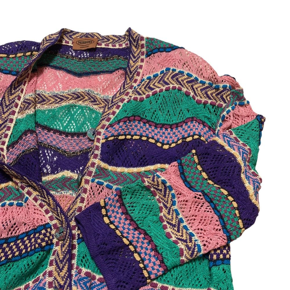 Missoni Missoni Missoni 3D Knit Long Cardigan Textile Tops DUTY FREE for USA Size ONE SIZE - 3 Thumbnail