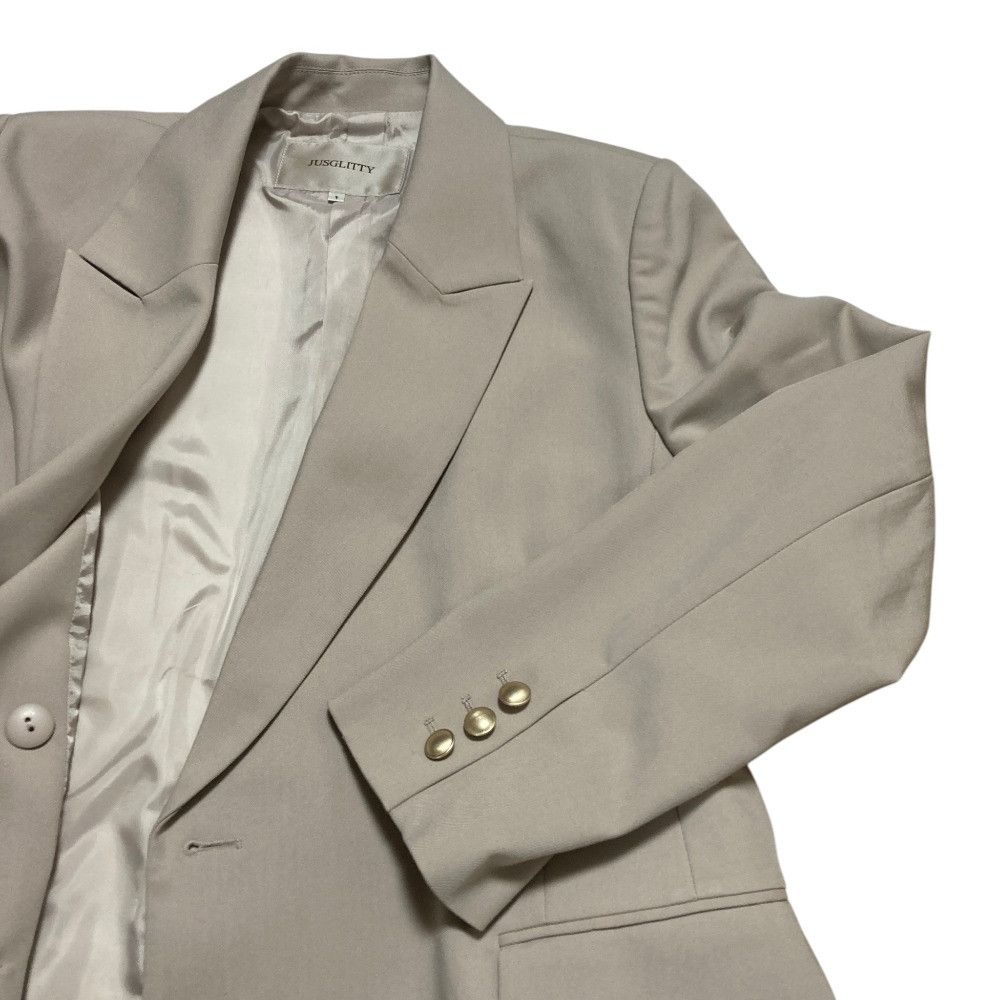 Other Other JUSGLITTY Double Breasted Jacket Others Outerwear 44347020 DUTY FREE for USA Size ONE SIZE - 3 Thumbnail