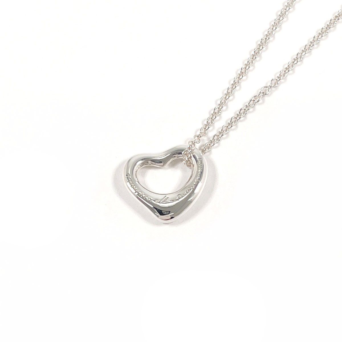 Tiffany & Co. Tiffany & Co. Tiffany & Co. Open Heart Elsa Peretti Silver Necklace Precious Metal Necklace DUTY FREE for USA Size ONE SIZE - 3 Thumbnail