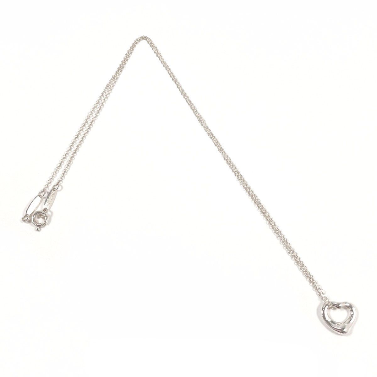 Tiffany & Co. Tiffany & Co. Tiffany & Co. Open Heart Elsa Peretti Silver Necklace Precious Metal Necklace DUTY FREE for USA Size ONE SIZE - 4 Thumbnail