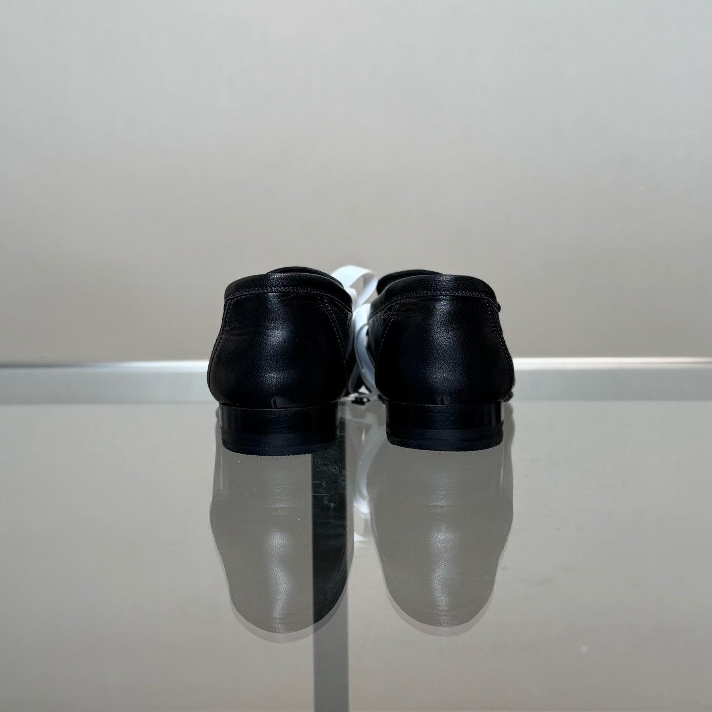 Hermes Hermes Black H-Buckle Tassel Loafers Size US 7.5 / IT 37.5 - 7 Thumbnail