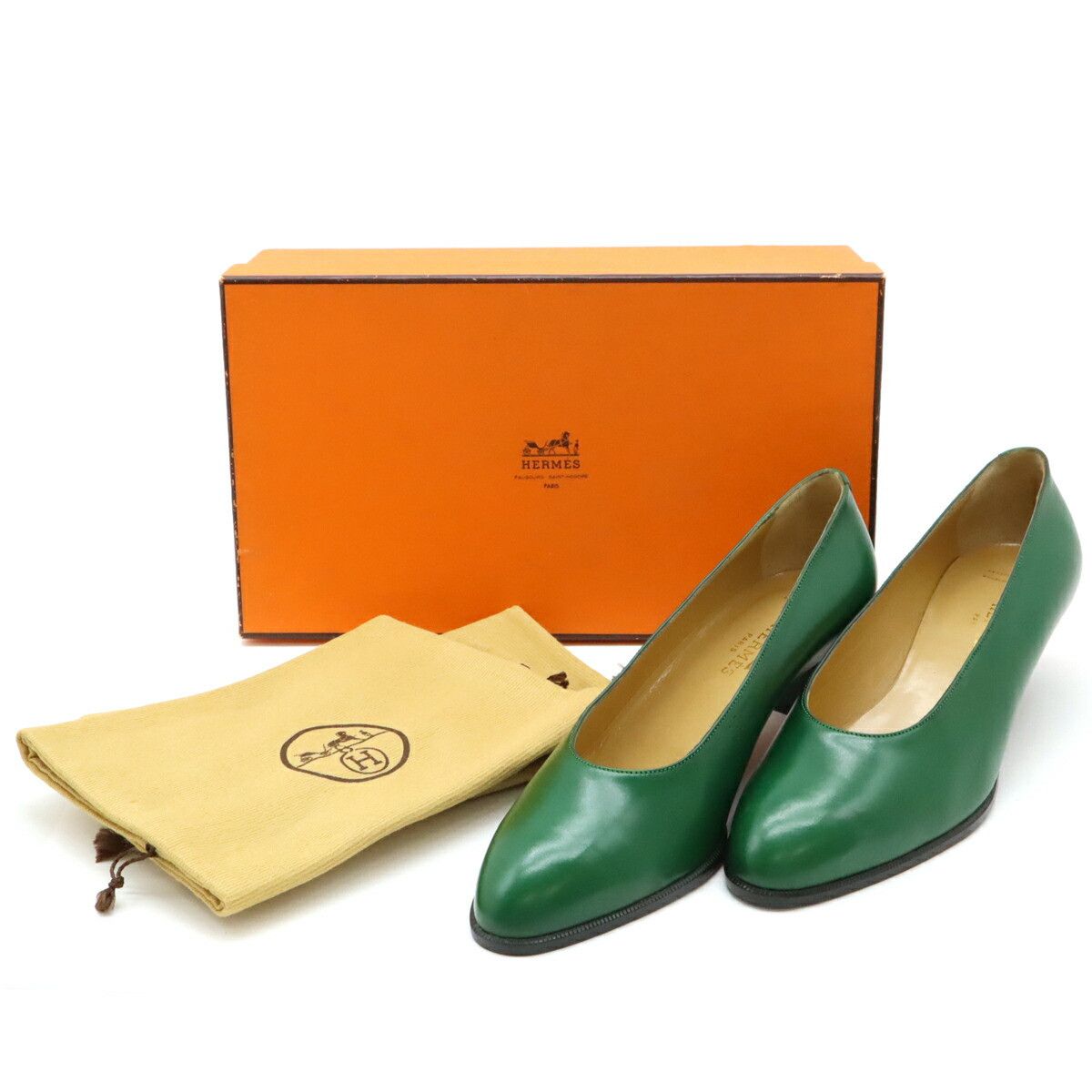 Hermes Hermes Hermes Leather Pumps Leather Shoes DUTY FREE for USA Size ONE SIZE - 9 Thumbnail