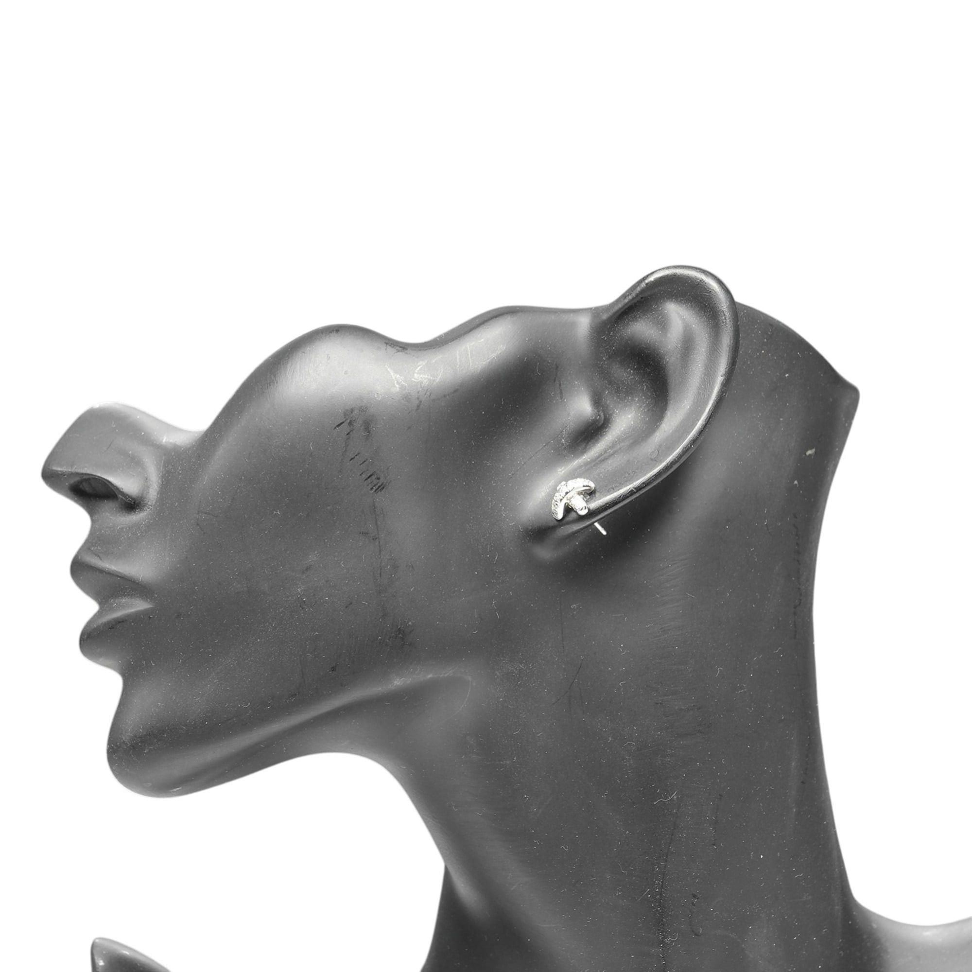 Tiffany & Co. Tiffany & Co. Cross-stitch Earrings, Platinum 950, Diamond, Approx. 3.42g. Size ONE SIZE - 2 Thumbnail