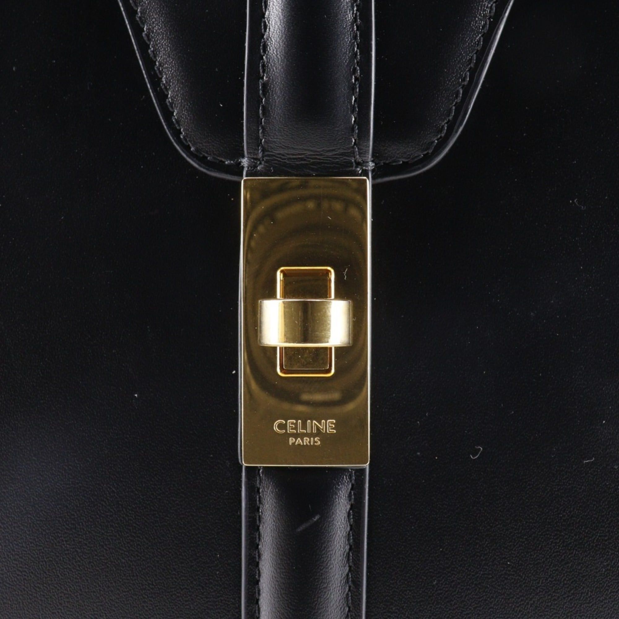Celine Celine 16 Sze Classic Handbag 2-Way Shoulder Bag 187373BEY Calfskin Black 2-way A5 Turnlock Women's Size ONE SIZE - 12 Thumbnail