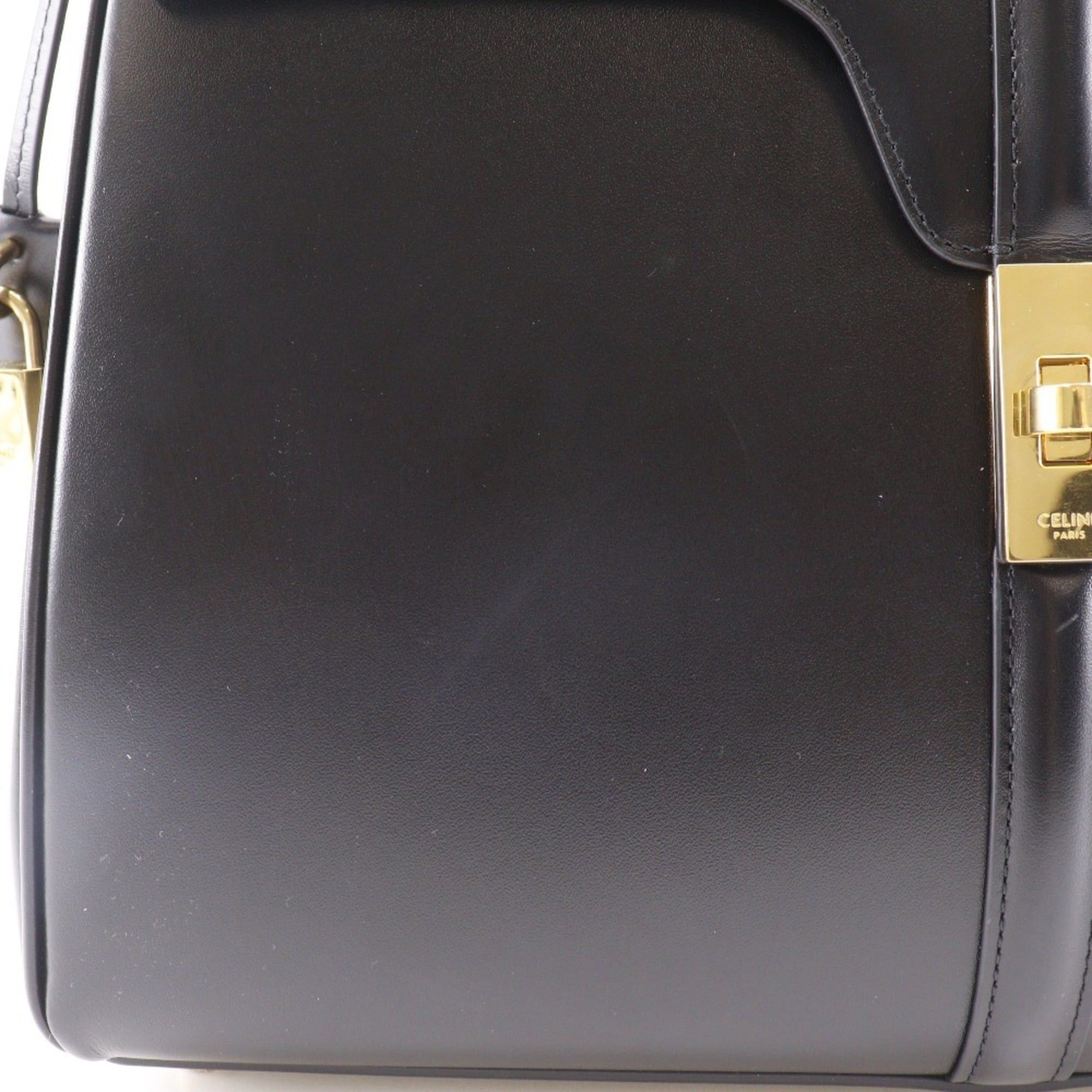 Celine Celine 16 Sze Classic Handbag 2-Way Shoulder Bag 187373BEY Calfskin Black 2-way A5 Turnlock Women's Size ONE SIZE - 11 Thumbnail