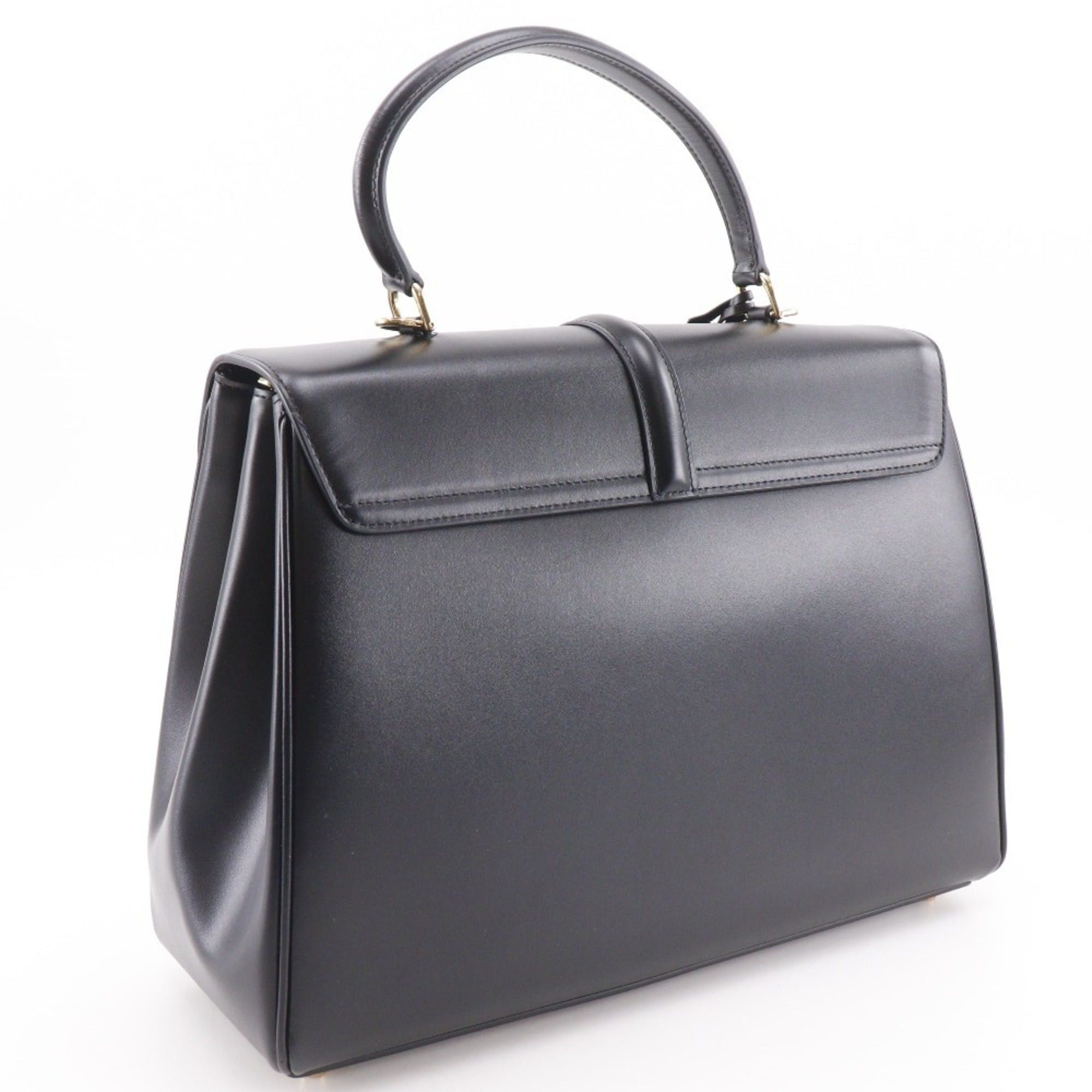Celine Celine 16 Sze Classic Handbag 2-Way Shoulder Bag 187373BEY Calfskin Black 2-way A5 Turnlock Women's Size ONE SIZE - 3 Thumbnail