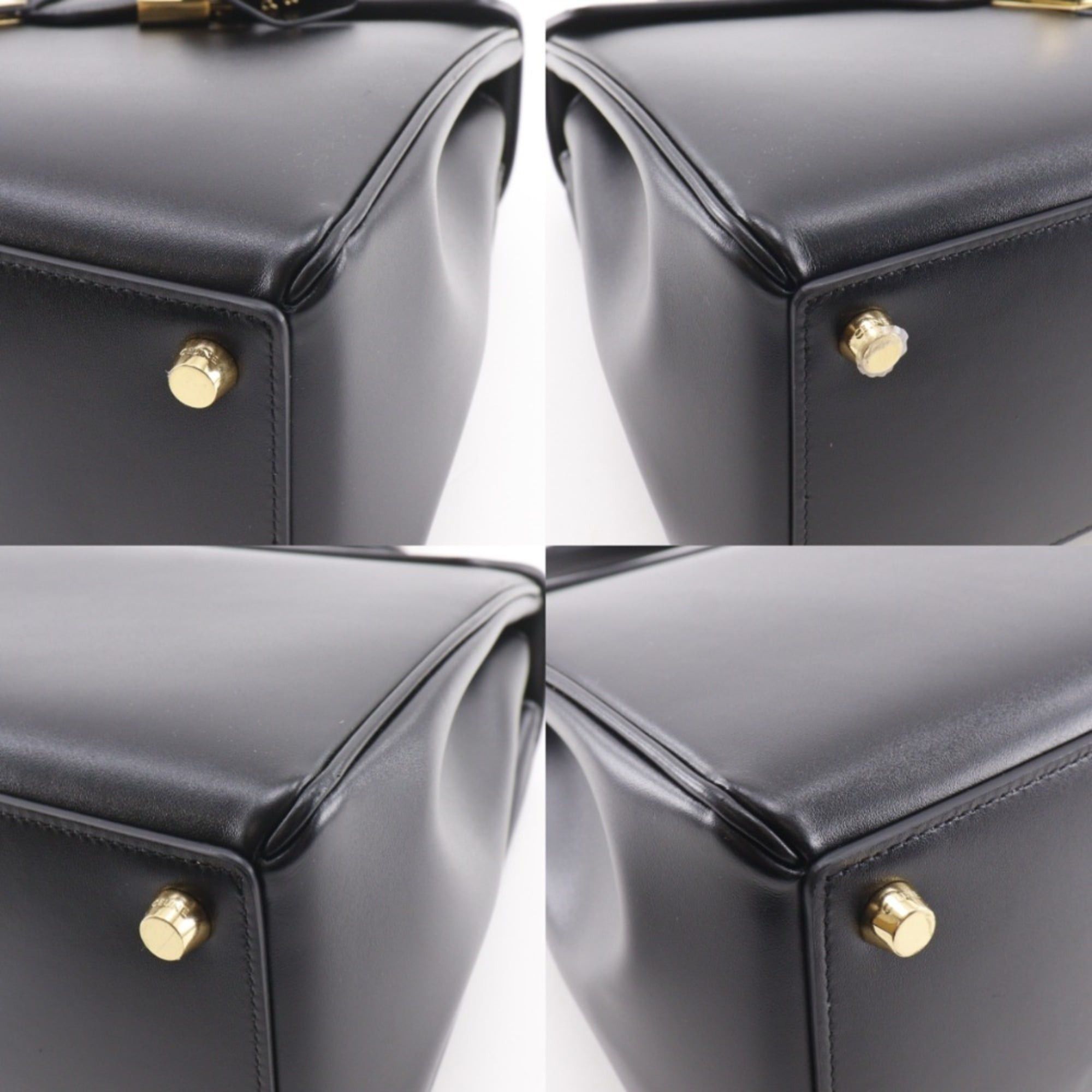 Celine Celine 16 Sze Classic Handbag 2-Way Shoulder Bag 187373BEY Calfskin Black 2-way A5 Turnlock Women's Size ONE SIZE - 4 Thumbnail