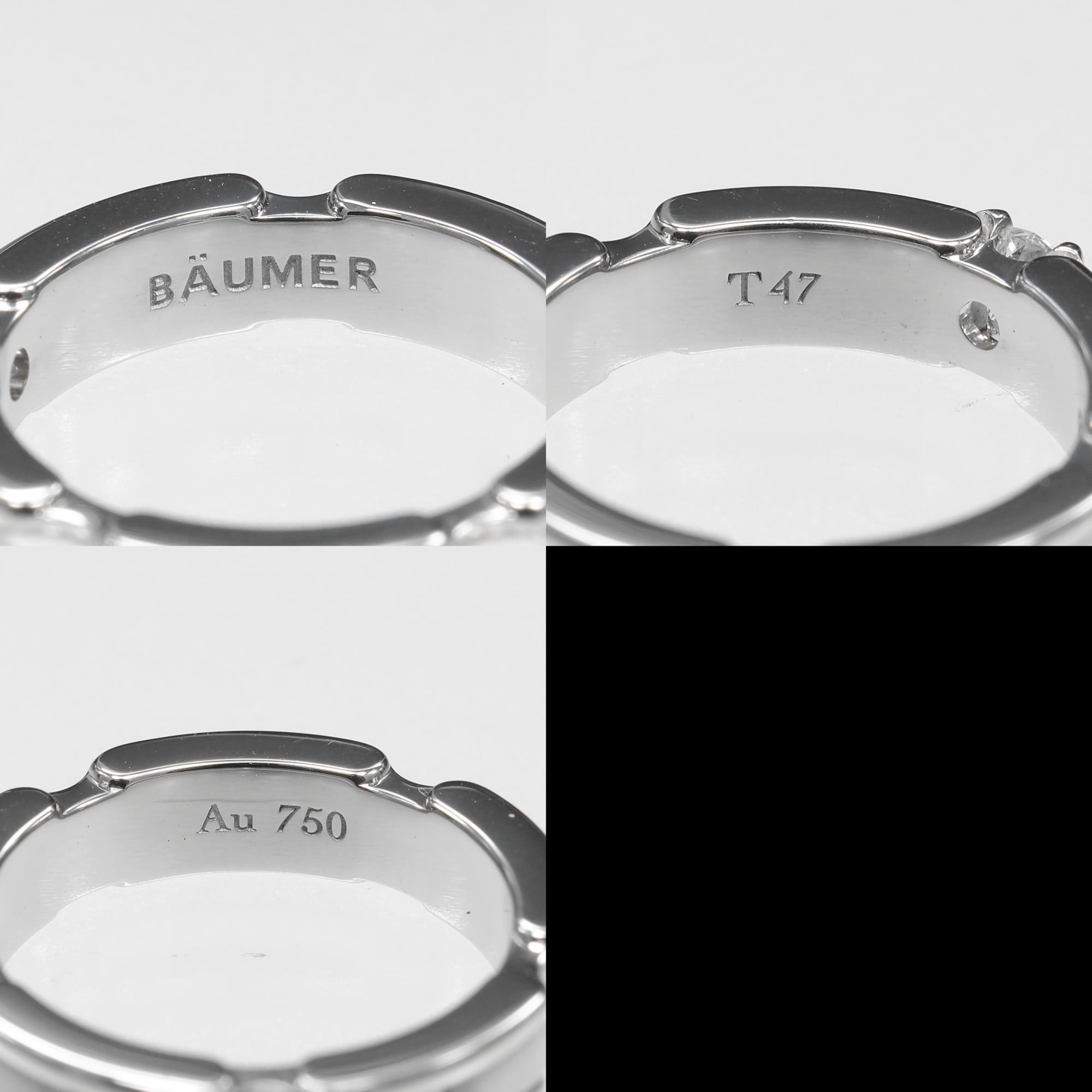 Chanel Chanel Ring, Size 7, Ultra Small, 18K White Gold, Diamond, Ceramic, Approx. 4.74g Size ONE SIZE - 3 Thumbnail
