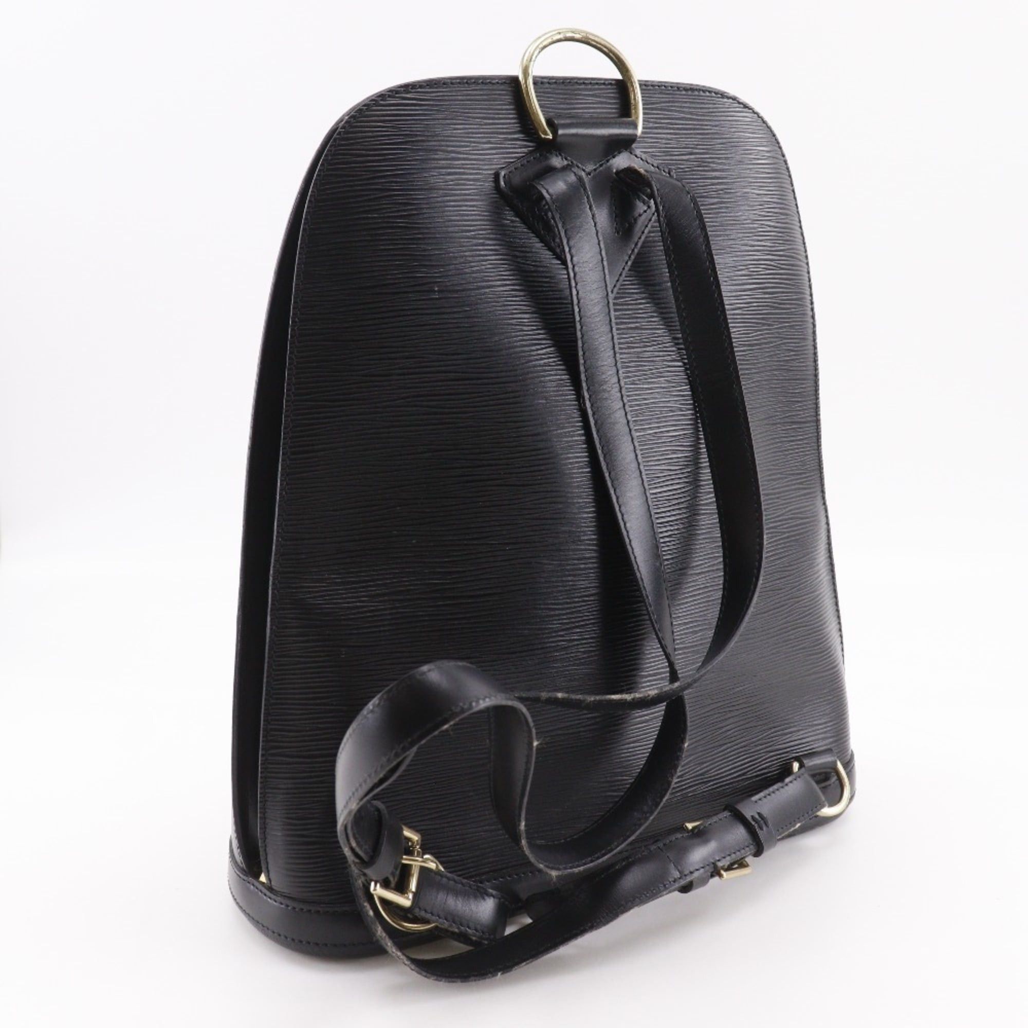 Louis Vuitton Louis Vuitton Gobelins Backpack/Daypack M52292 Epi Leather Noir (Black) 1996 VI0936 A5 Double Zipper Women's Size ONE SIZE - 3 Thumbnail