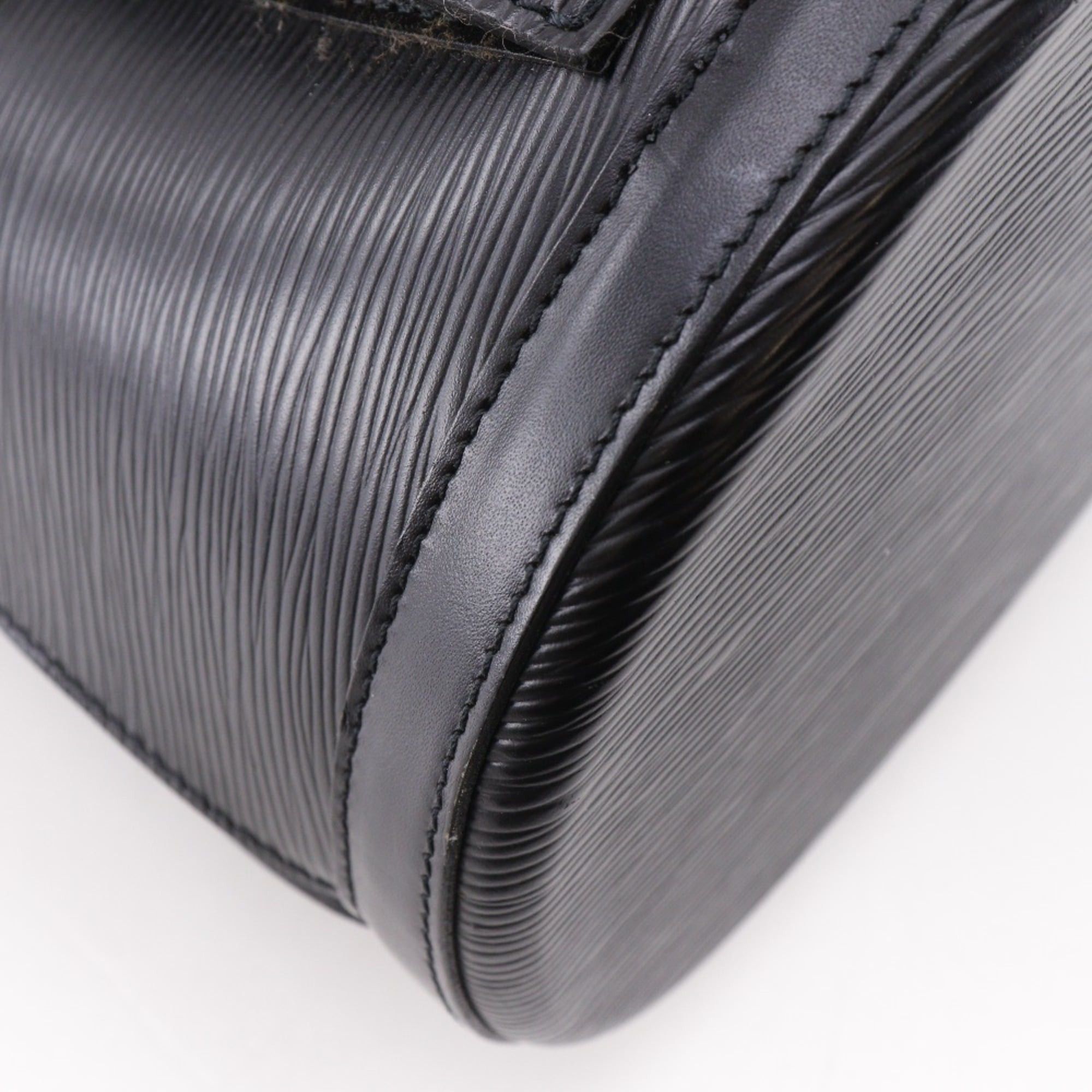Louis Vuitton Louis Vuitton Gobelins Backpack/Daypack M52292 Epi Leather Noir (Black) 1996 VI0936 A5 Double Zipper Women's Size ONE SIZE - 4 Thumbnail
