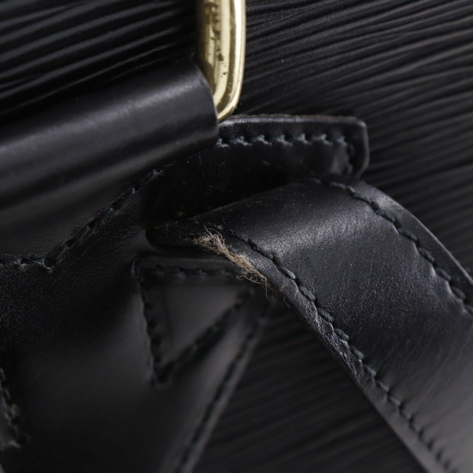 Louis Vuitton Louis Vuitton Gobelins Backpack/Daypack M52292 Epi Leather Noir (Black) 1996 VI0936 A5 Double Zipper Women's Size ONE SIZE - 14 Thumbnail