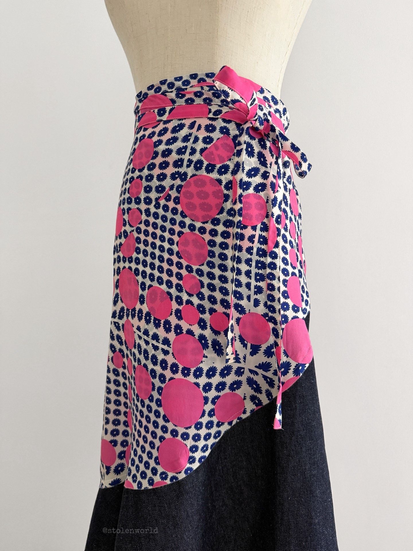 Comme des Garcons Comme des Garçons Polka Dot Wrap Skirt Size 32" / US 10 / IT 46 - 6 Thumbnail