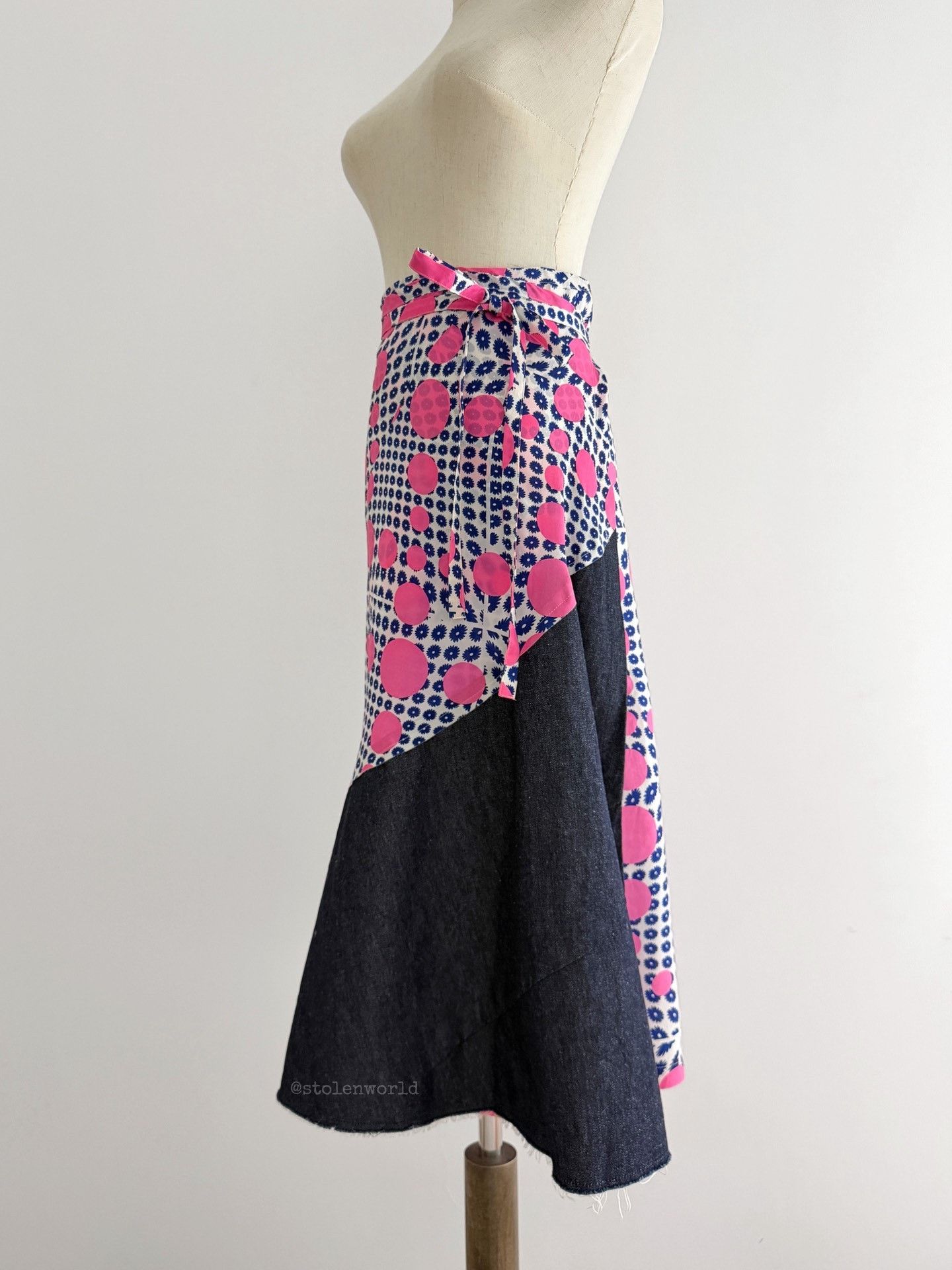 Comme des Garcons Comme des Garçons Polka Dot Wrap Skirt Size 32" / US 10 / IT 46 - 8 Thumbnail