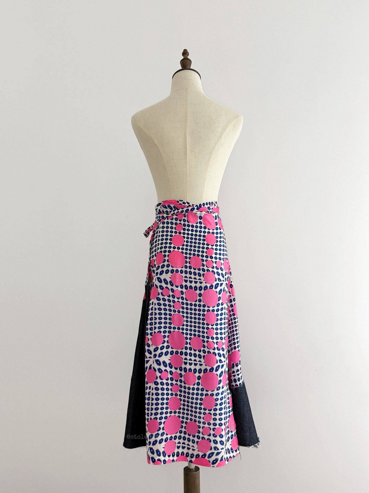 Comme des Garcons Comme des Garçons Polka Dot Wrap Skirt Size 32" / US 10 / IT 46 - 4 Thumbnail