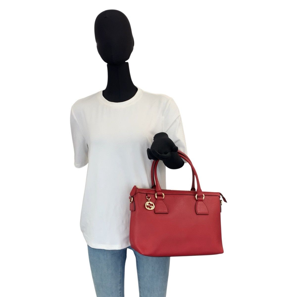 Gucci Gucci Gucci Interlocking Leather 2way bag Leather Shoulder Bag 449659 DUTY FREE for USA Size ONE SIZE - 6 Thumbnail