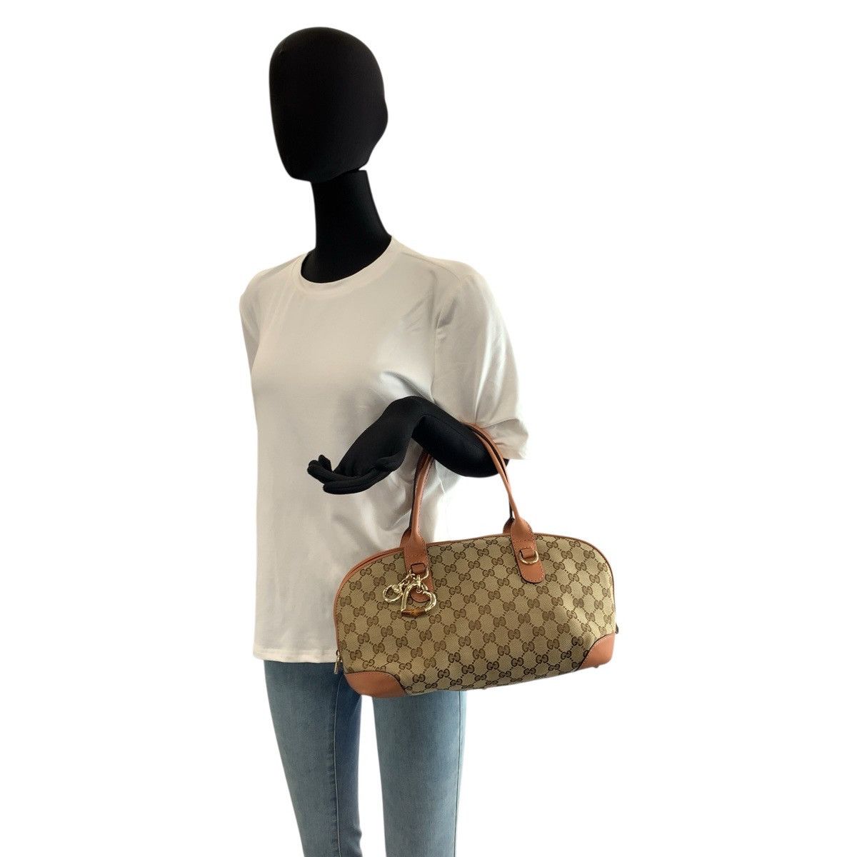 Gucci Gucci Gucci GG Canvas Leather 2way Bag Textile Handbag 269955 DUTY FREE for USA Size ONE SIZE - 7 Thumbnail