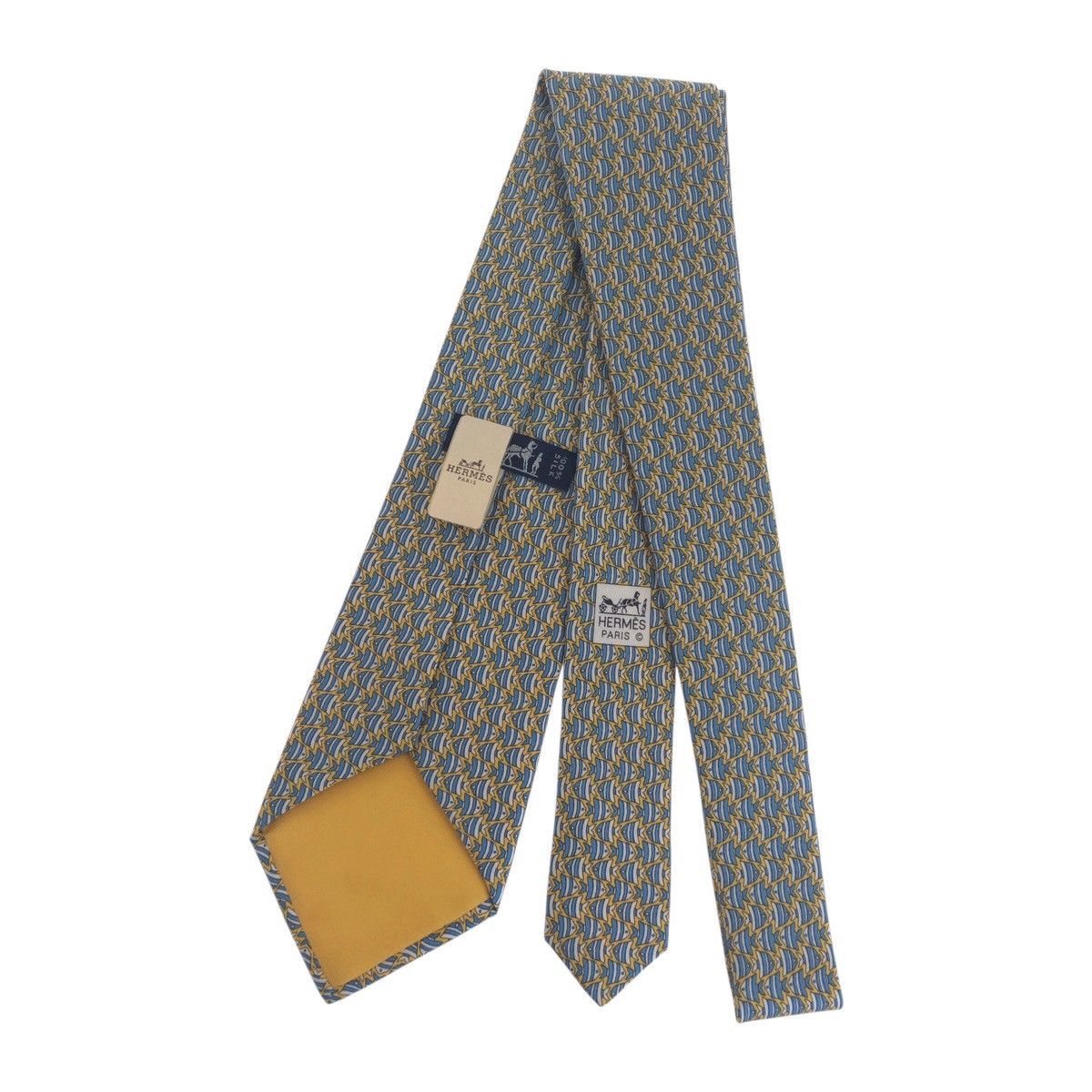 Hermes Hermes Hermes Silk Tie Textile Necktie DUTY FREE for USA Size ONE SIZE - 3 Thumbnail