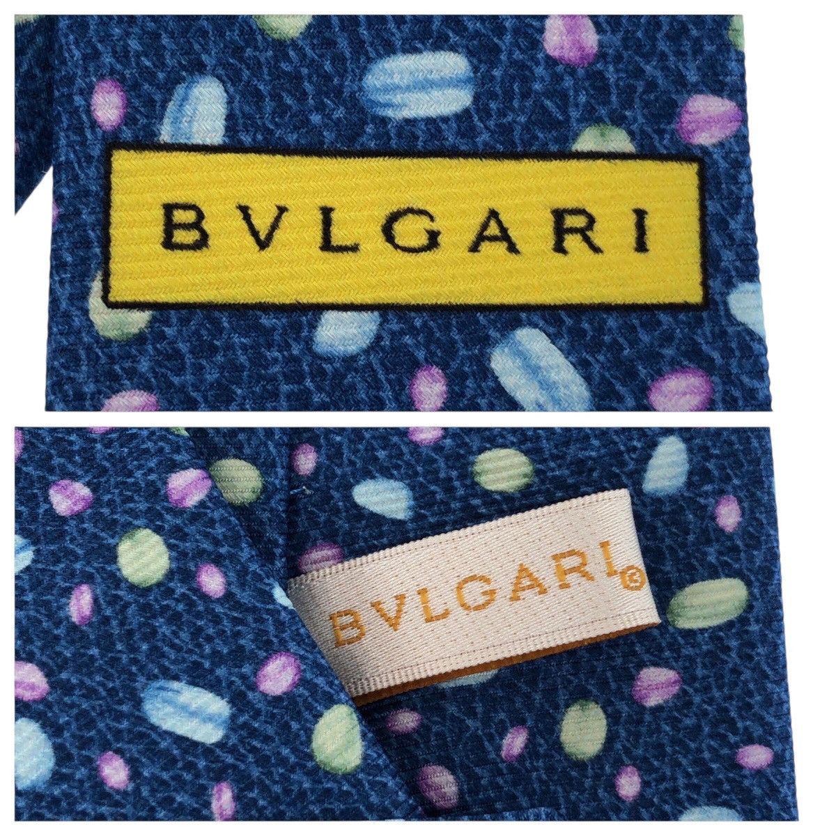 Bvlgari Bvlgari Bvlgari Silk Tie Textile Necktie DUTY FREE for USA Size ONE SIZE - 5 Thumbnail