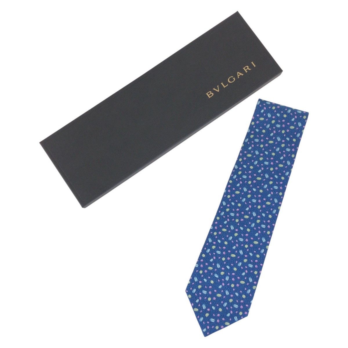 Bvlgari Bvlgari Bvlgari Silk Tie Textile Necktie DUTY FREE for USA Size ONE SIZE - 7 Thumbnail
