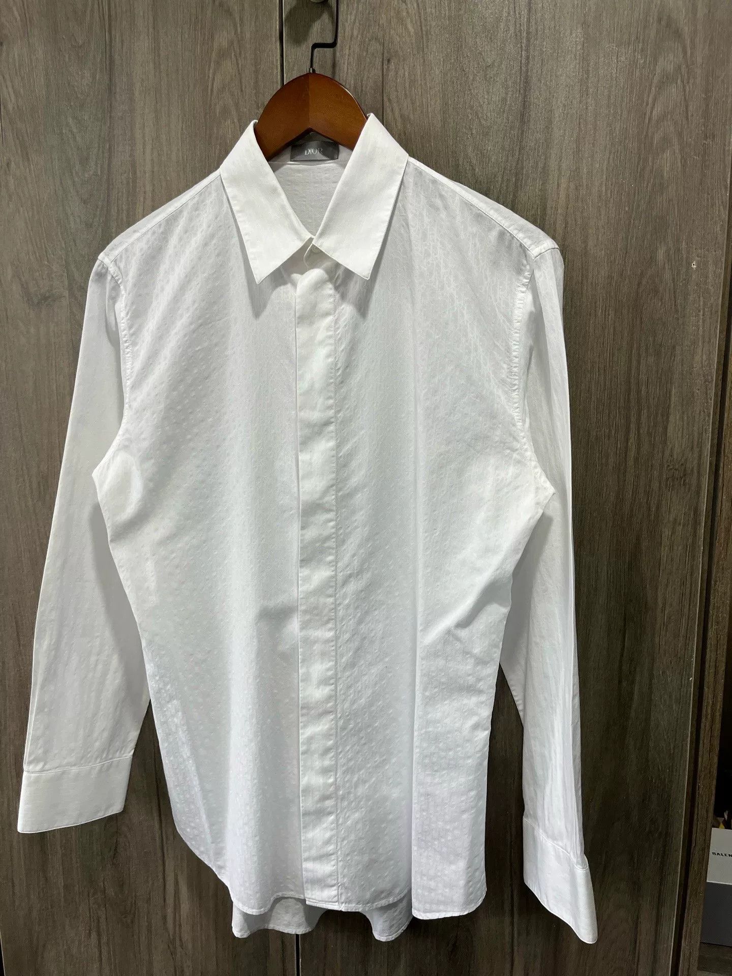 Dior Dior White All-Over Print Long-Sleeve Shirt Size US M / EU 48-50 / 2 - 6 Thumbnail