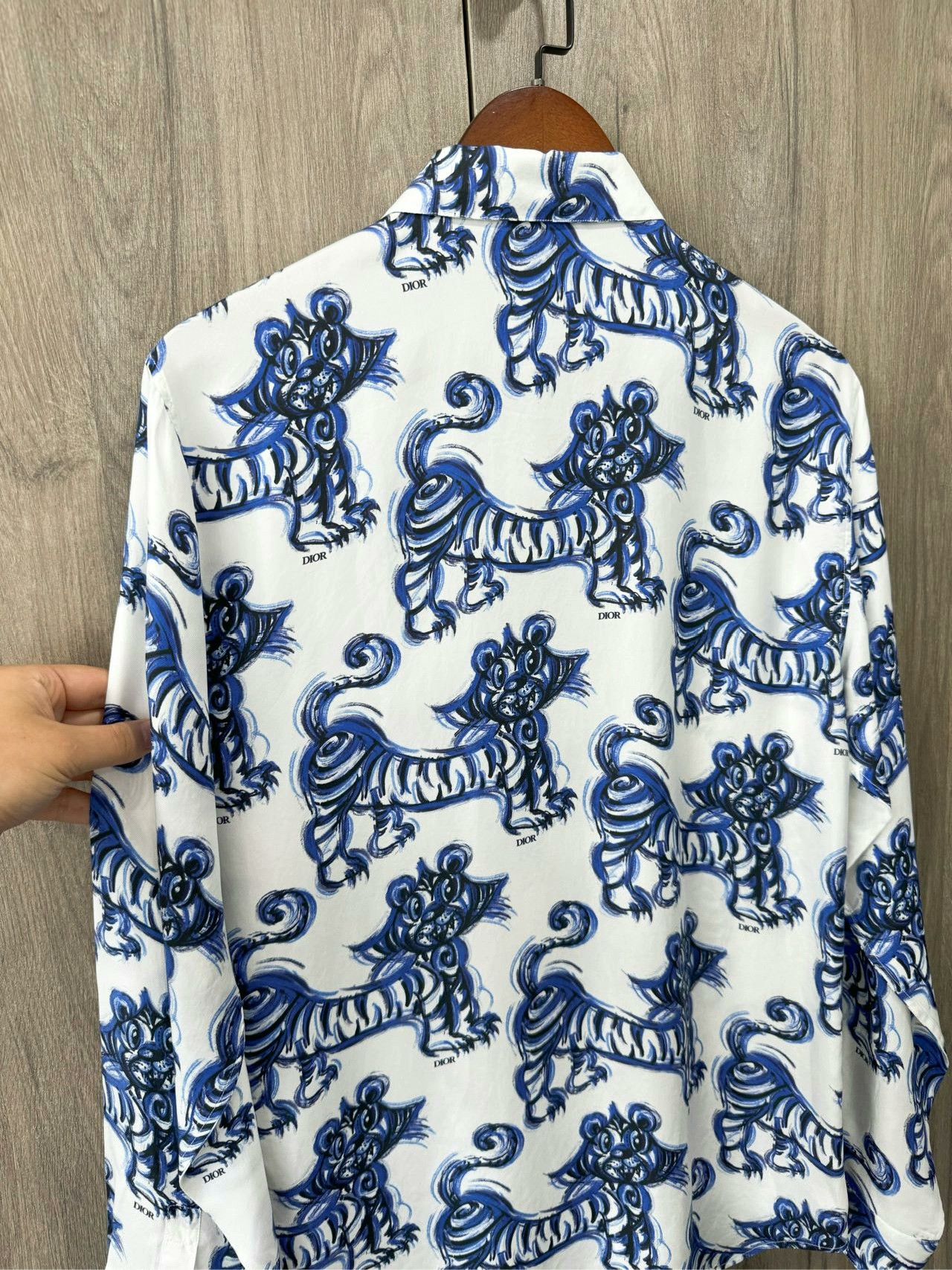 Dior Dior x Kenny Scharf Tiger Limited LS Shirt Size US M / EU 48-50 / 2 - 5 Thumbnail