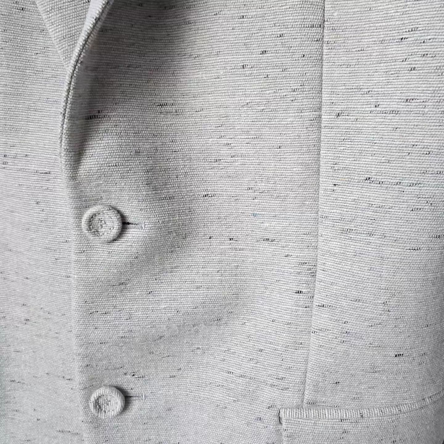 Dior Gray Textured Single-Breasted Blazer Size US M / EU 48-50 / 2 - 5 Thumbnail