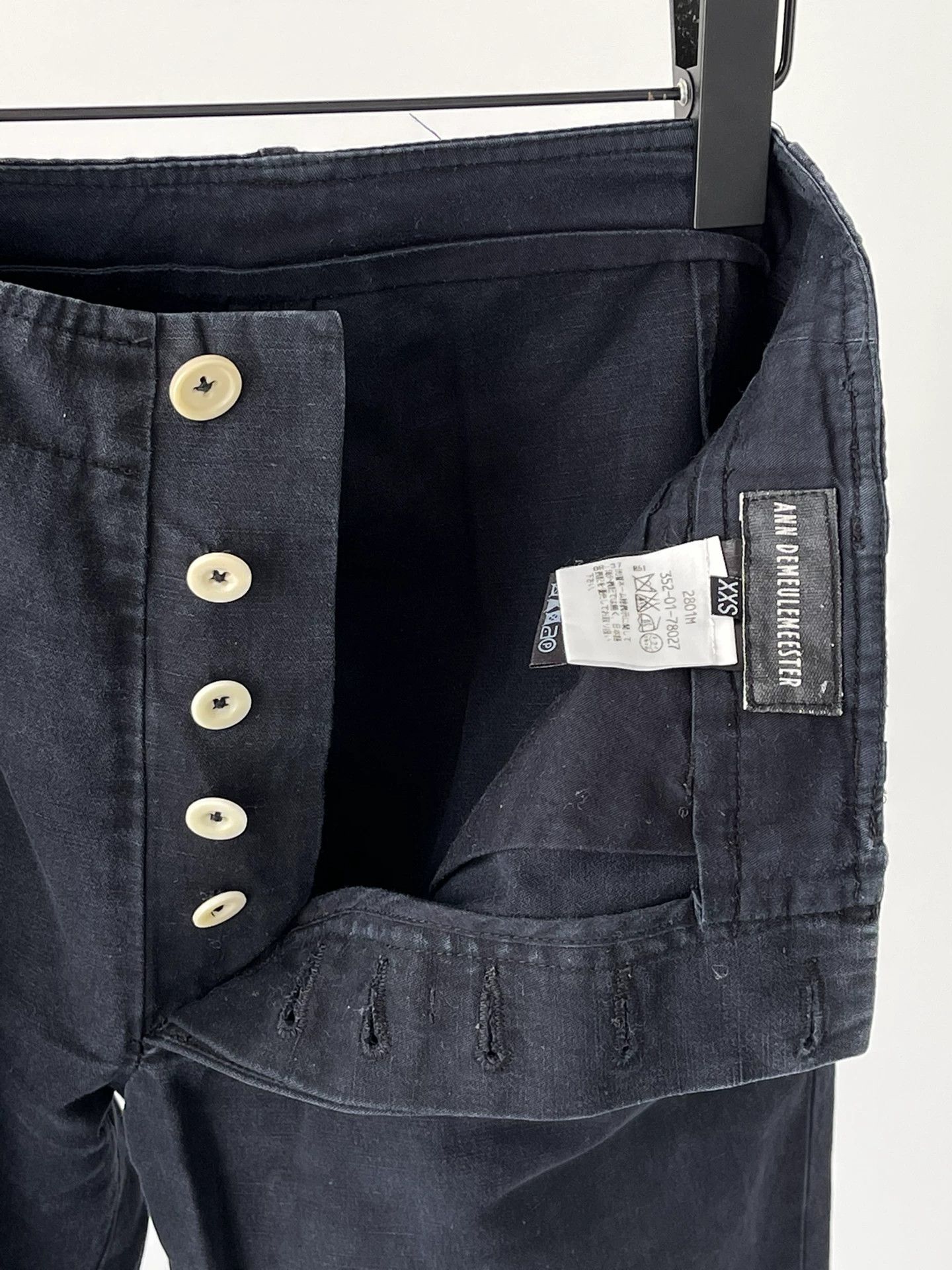 Ann Demeulemeester Ann Demeulemeester Button Placket Jeans Size US 31 - 3 Thumbnail