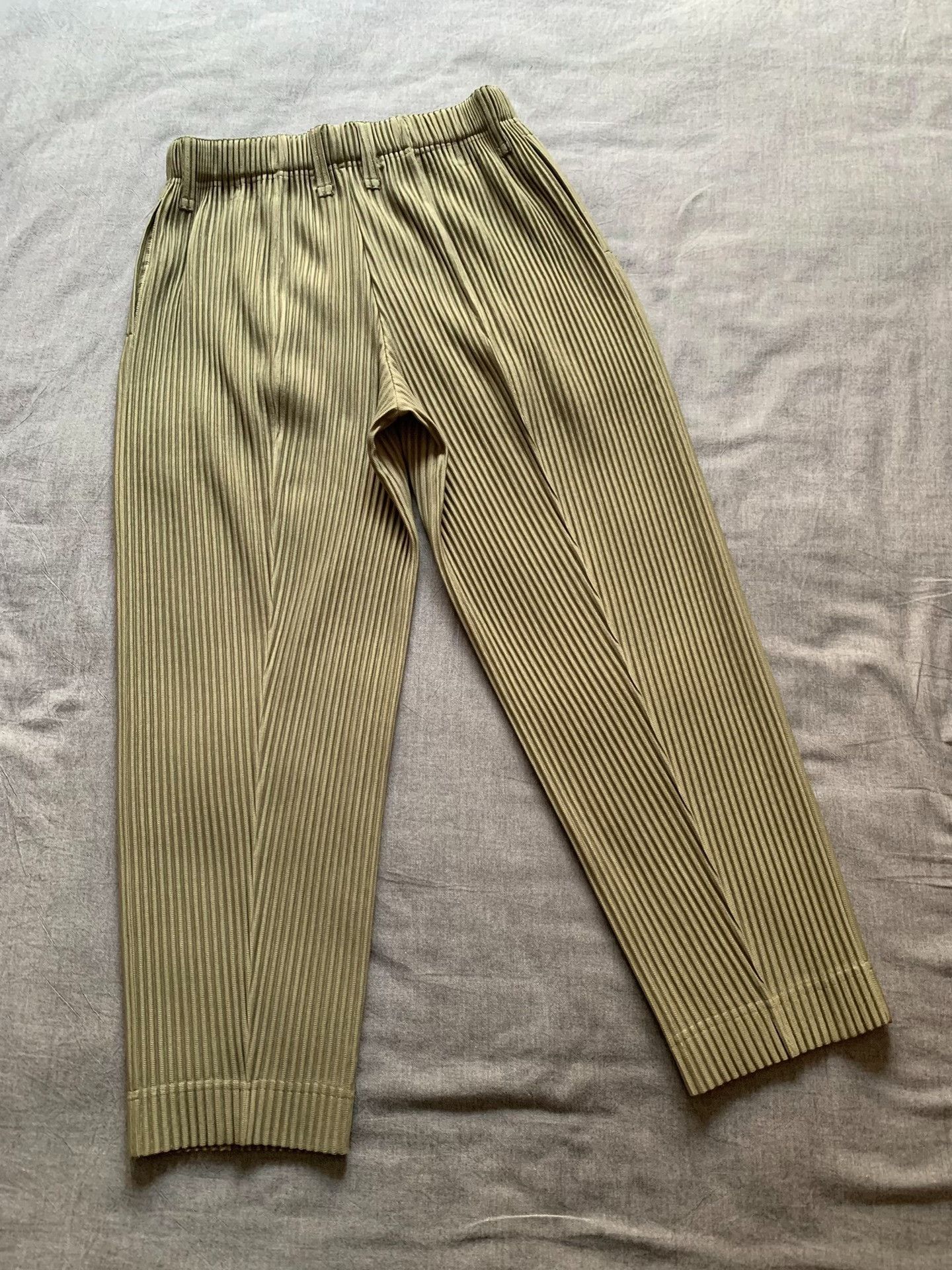 Issey Miyake Issey Miyake JF168 Olive Green Pants Size US 31 - 2 Thumbnail