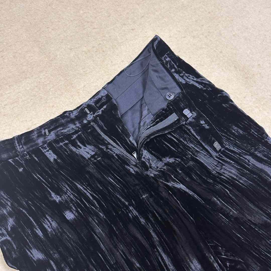 Saint Laurent Paris Saint Laurent Runway Velvet Trousers Size US 31 - 4 Thumbnail