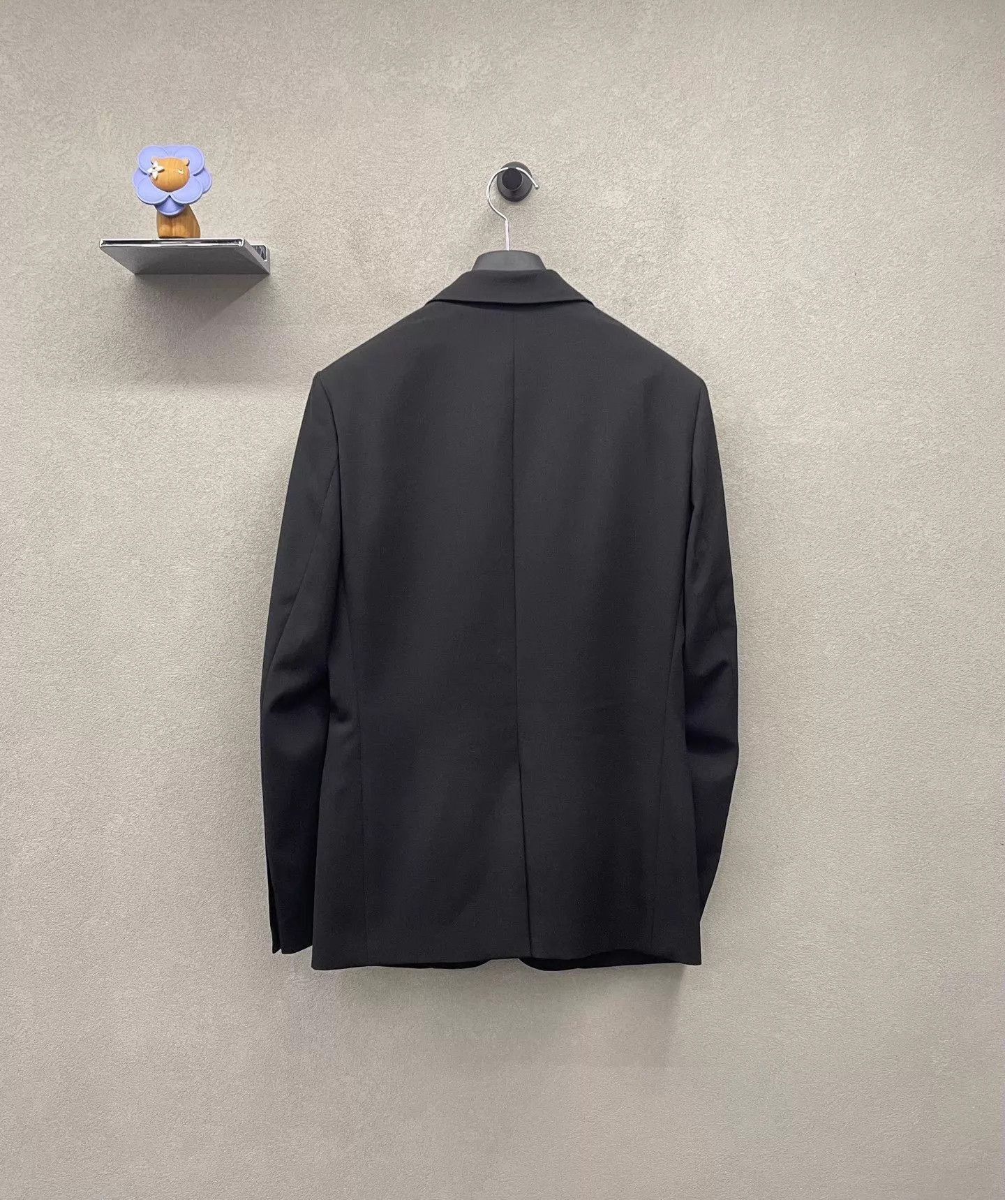 Dior Black Blazer with Floral Accent Lining Size US M / EU 48-50 / 2 - 2 Thumbnail