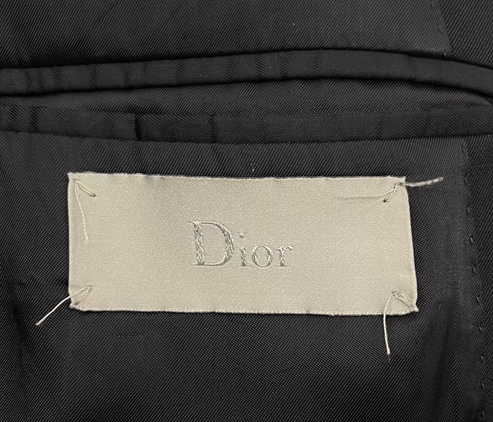Dior Black Beaded Collar Single-Breasted Blazer Size US M / EU 48-50 / 2 - 5 Thumbnail