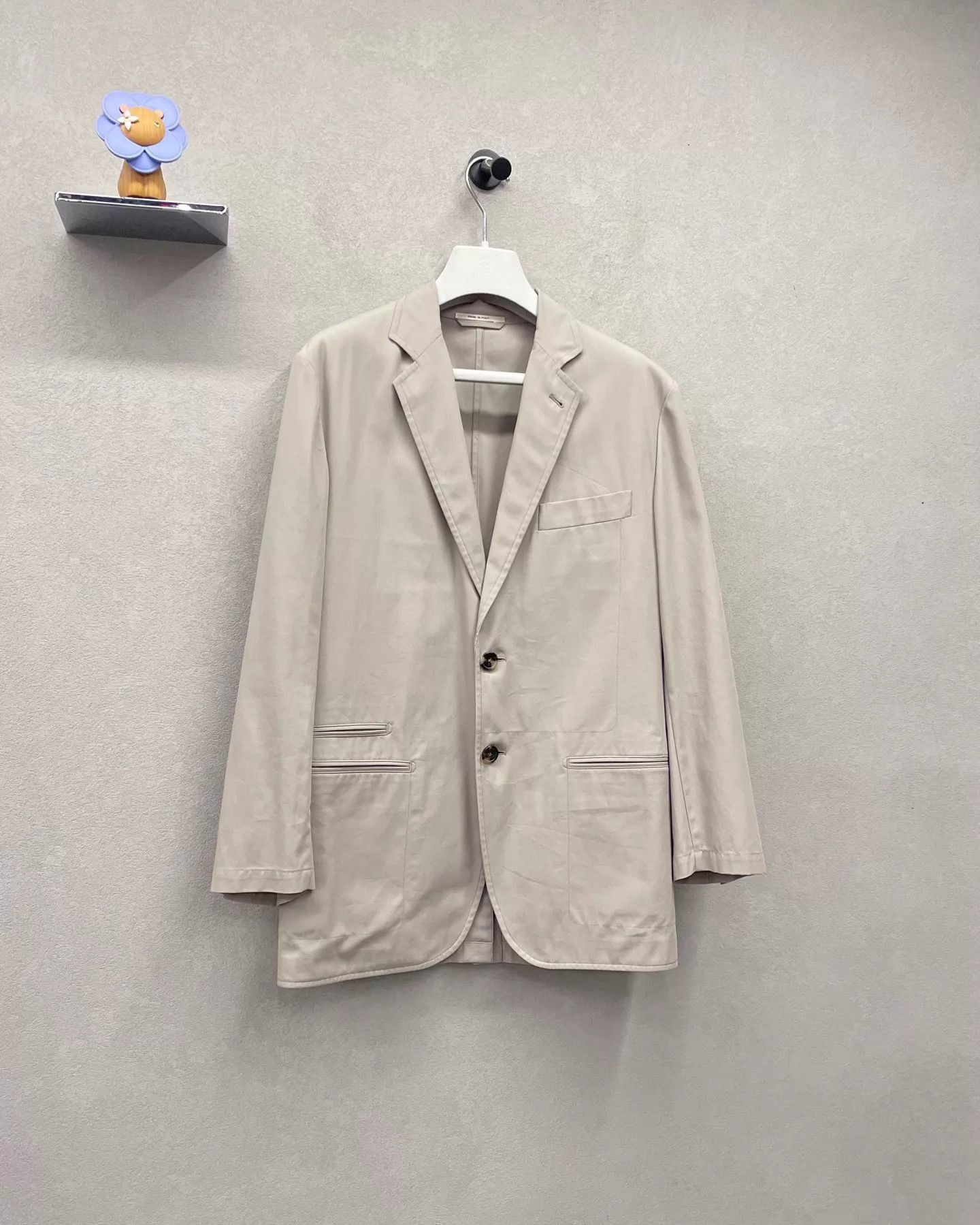 Hermes Gray Single-Breasted Light Jacket Blazer Size US M / EU 48-50 / 2 - 3 Thumbnail