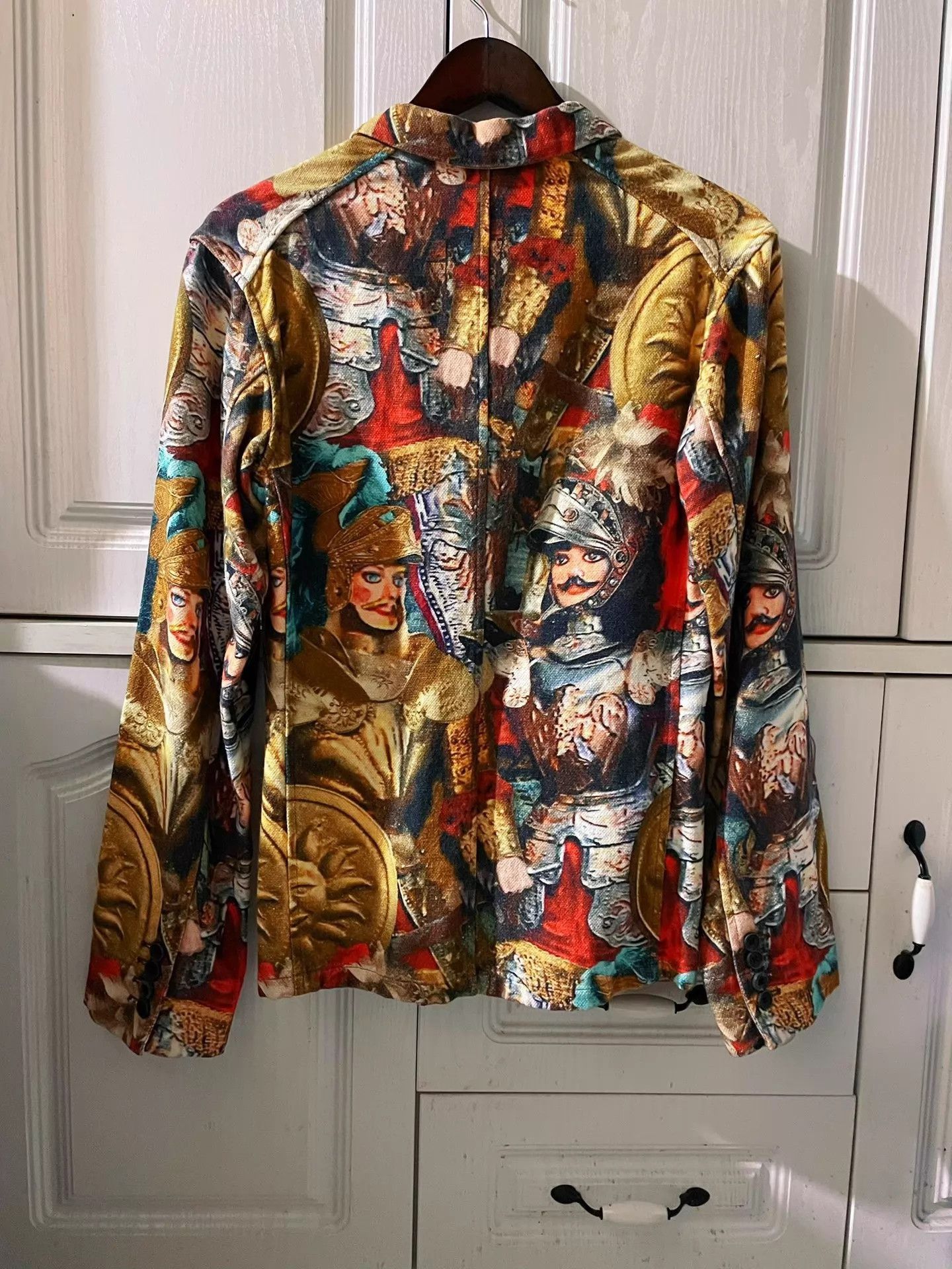 Dolce & Gabbana Multi-Pattern Long Sleeve Jacket Size US M / EU 48-50 / 2 - 2 Thumbnail