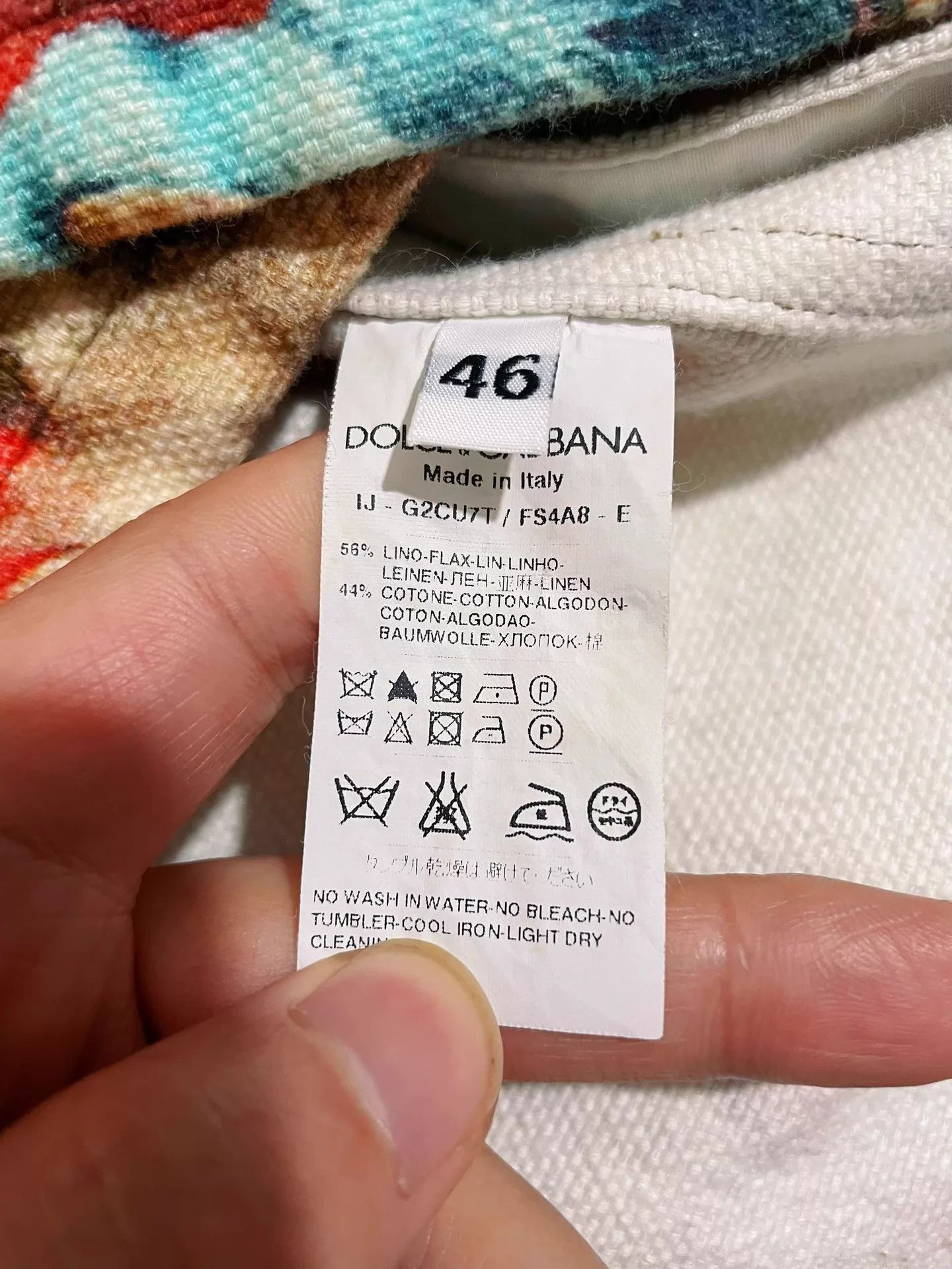 Dolce & Gabbana Multi-Pattern Long Sleeve Jacket Size US M / EU 48-50 / 2 - 8 Thumbnail