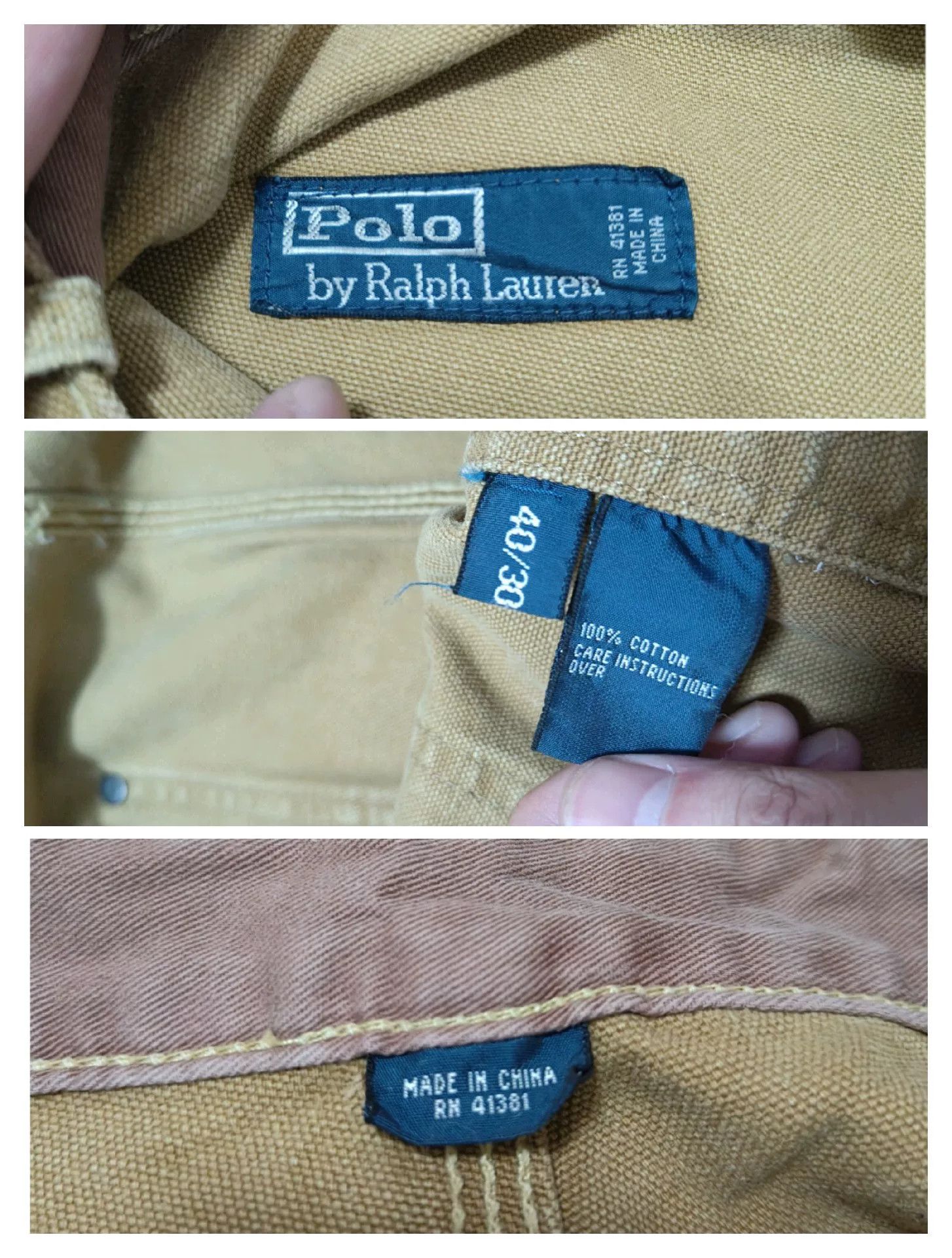 Polo Ralph Lauren Polo Ralph Lauren Logger Pants Size US 31 - 4 Thumbnail