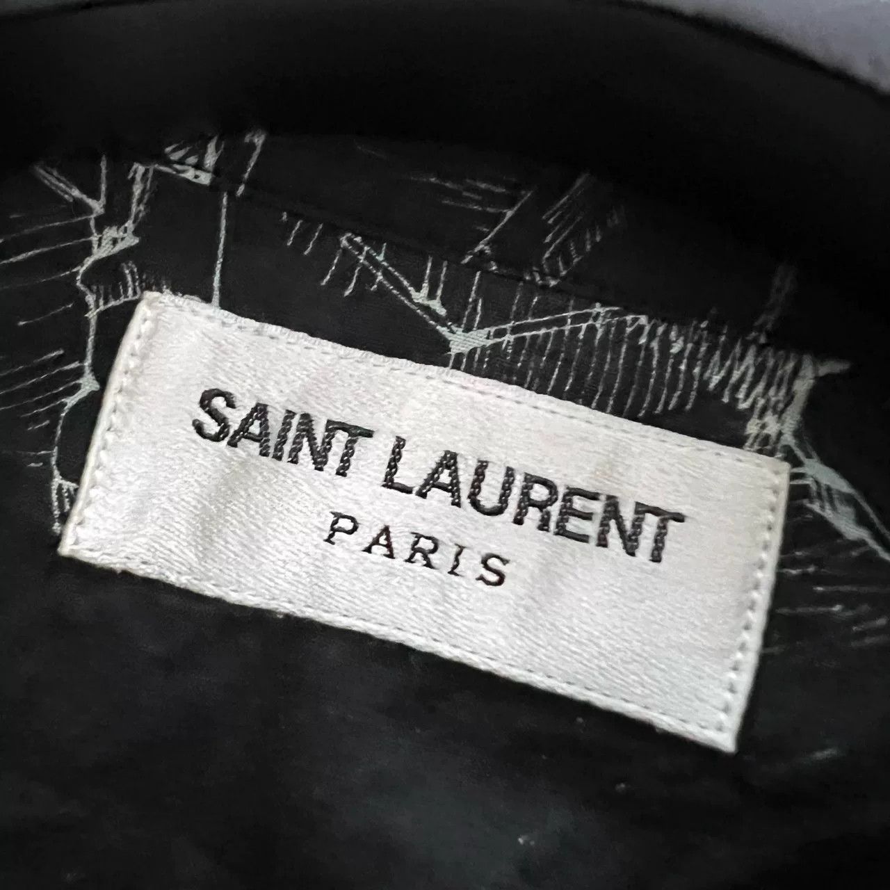 Saint Laurent Paris Saint Laurent Skull Party Print Shirt Size US M / EU 48-50 / 2 - 3 Thumbnail