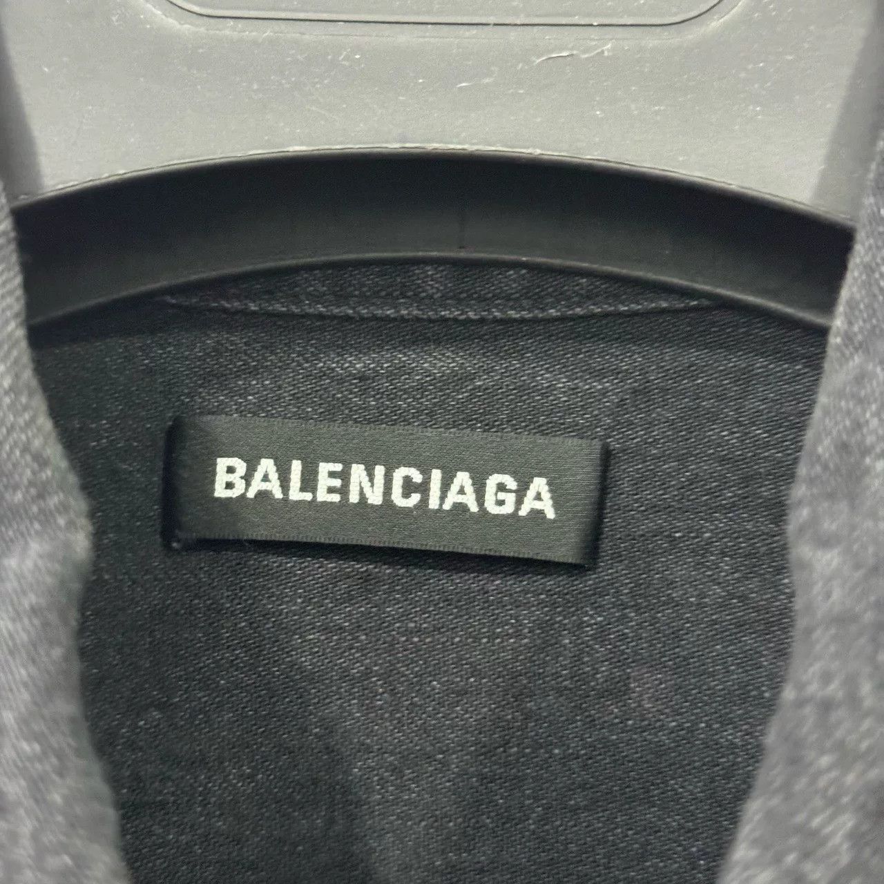 Balenciaga Balenciaga Back Letter Denim Shirt Size US M / EU 48-50 / 2 - 4 Thumbnail