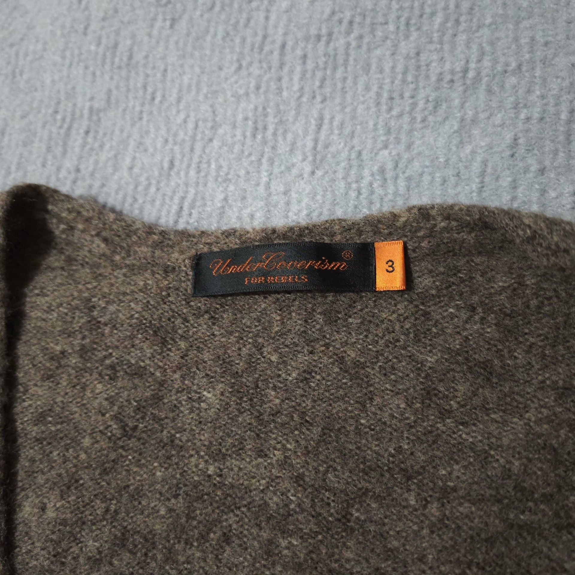 Undercover Undercover 05AW Felt Cardigan Size US L / EU 52-54 / 3 - 4 Thumbnail