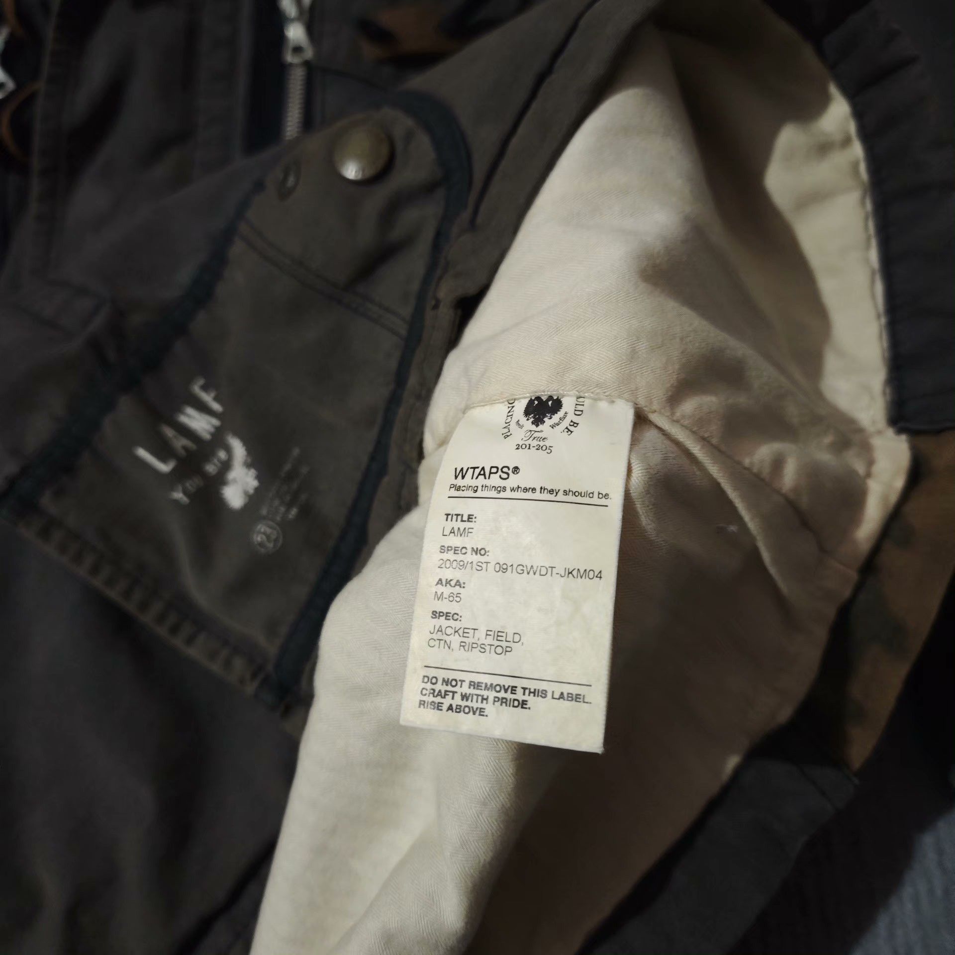 Wtaps Wtaps 09ss Lamf M65 Jacket Size US M / EU 48-50 / 2 - 8 Thumbnail