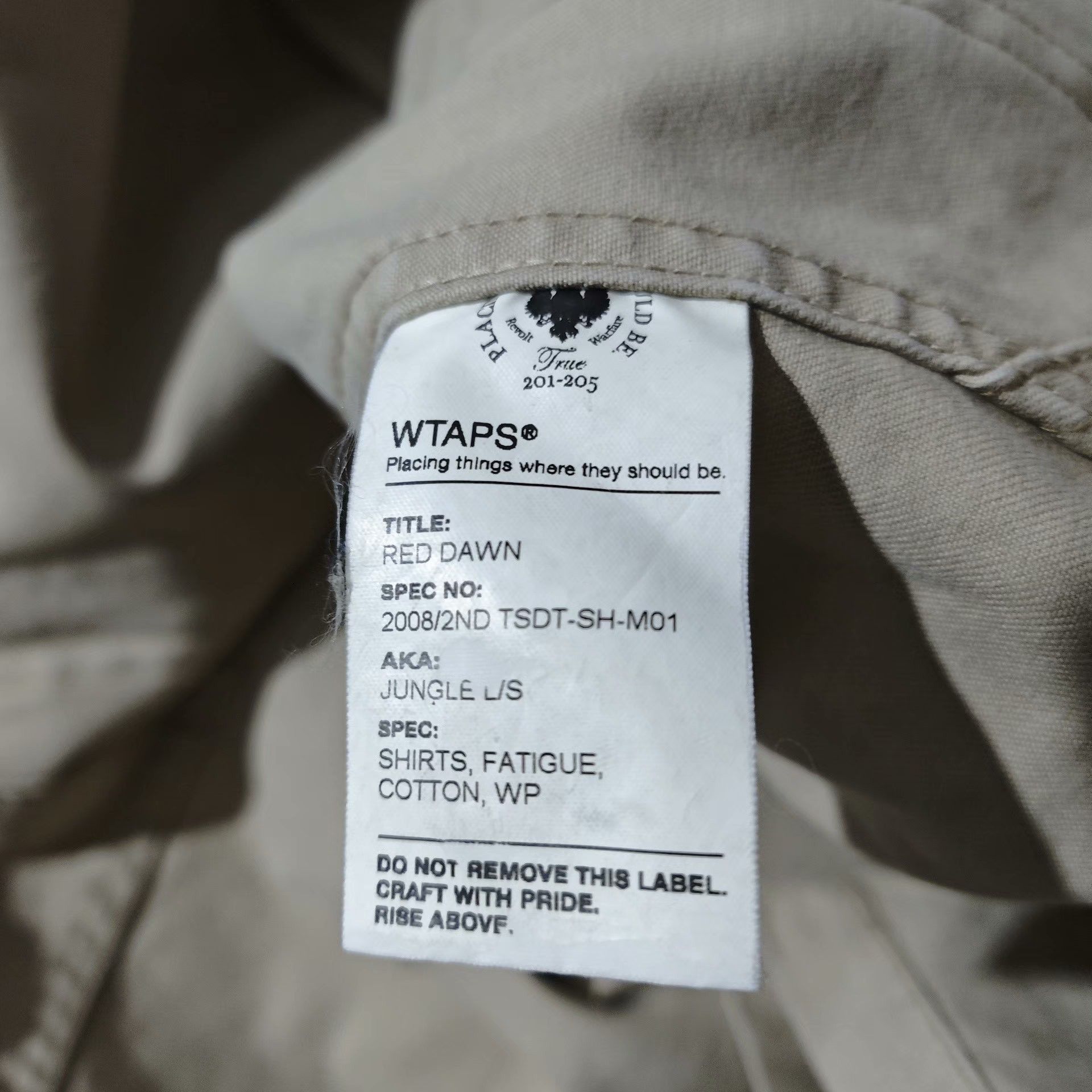 Wtaps Wtaps Red Dawn Jungle Military Jacket Size US L / EU 52-54 / 3 - 8 Thumbnail