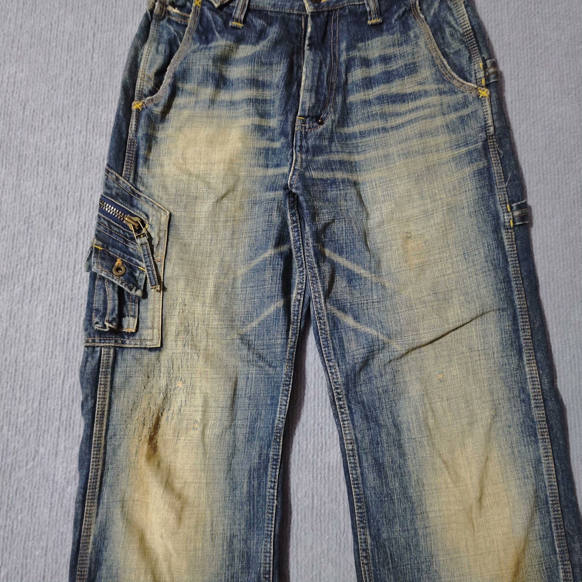 Prps PRPS Vintage Suspender Washed Jeans Size US 39 - 4 Thumbnail