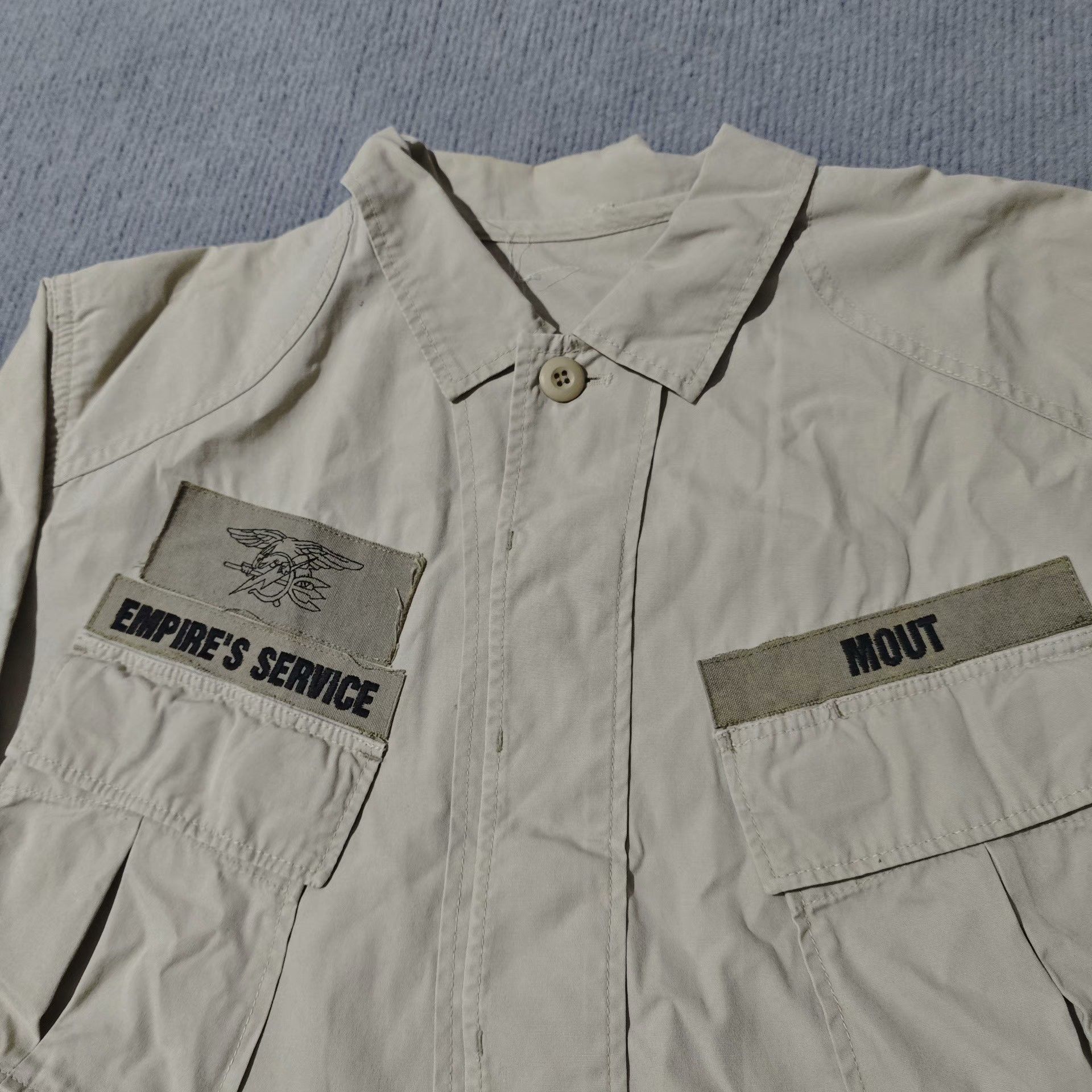 Wtaps Wtaps 00ss First Gen White Bone Jacket Size US XL / EU 56 / 4 - 4 Thumbnail